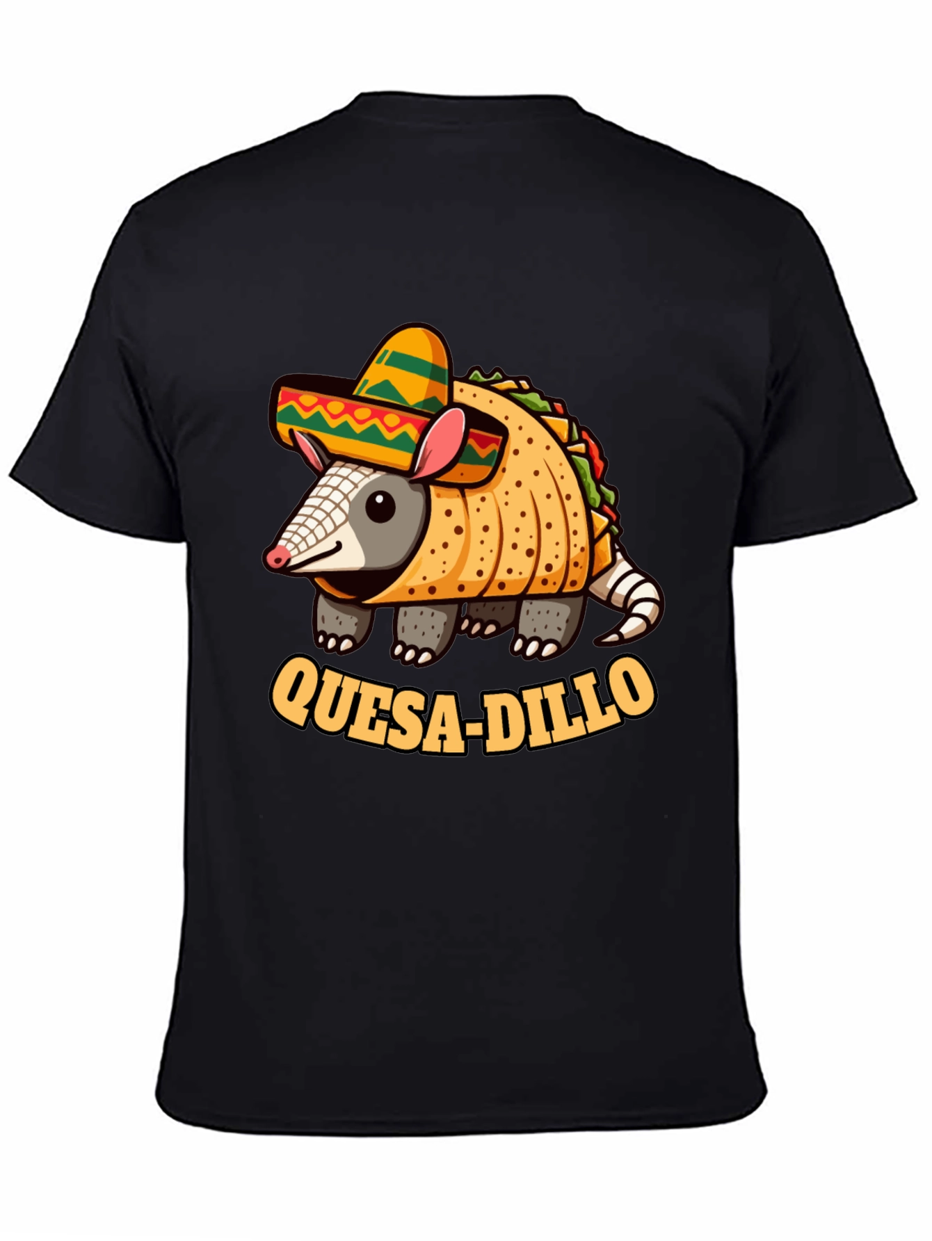 Quesadilla Armadillo T-Shirt: Quesa-dillo Funny Tee