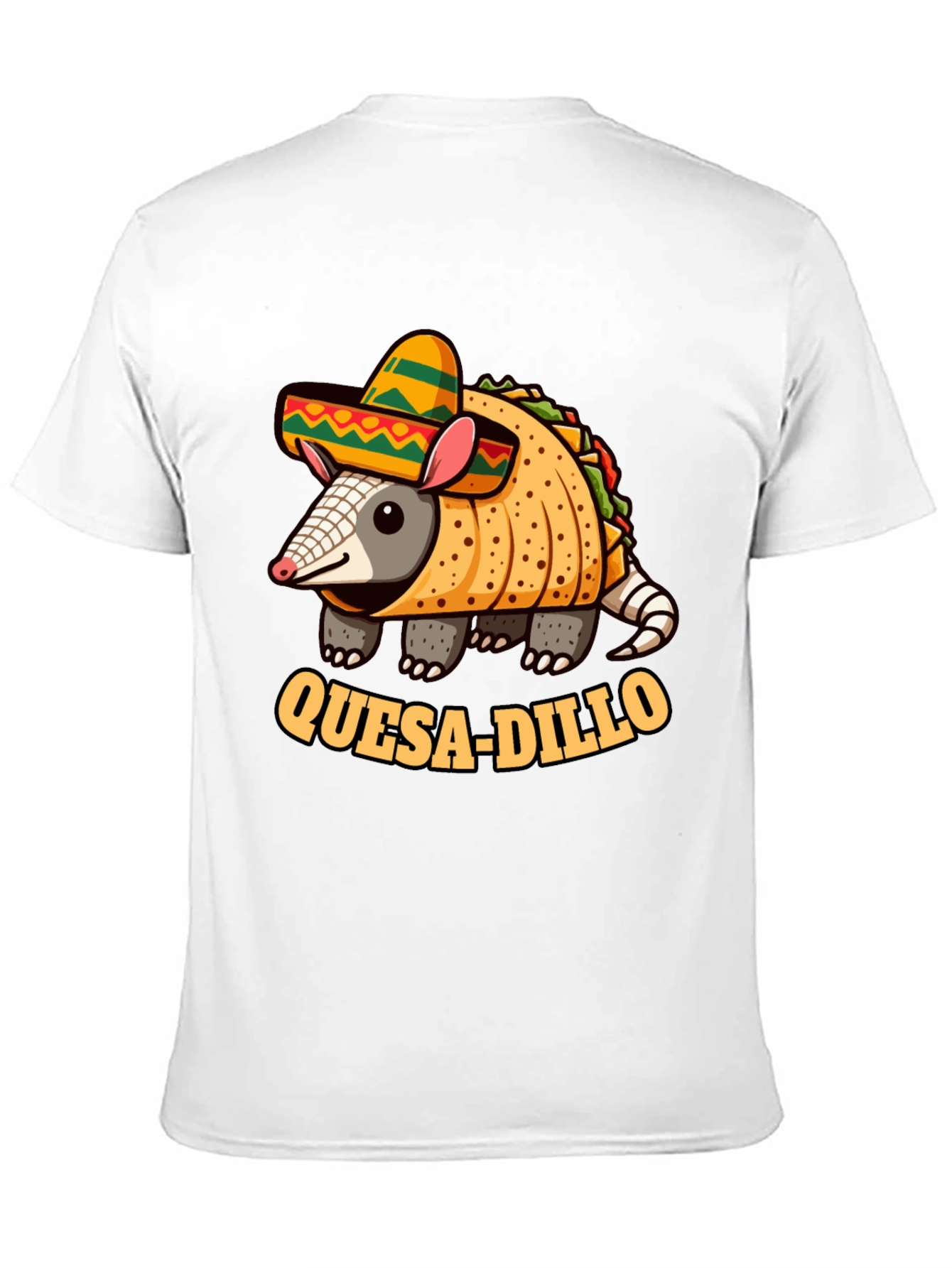 Quesadilla Armadillo T-Shirt: Quesa-dillo Funny Tee