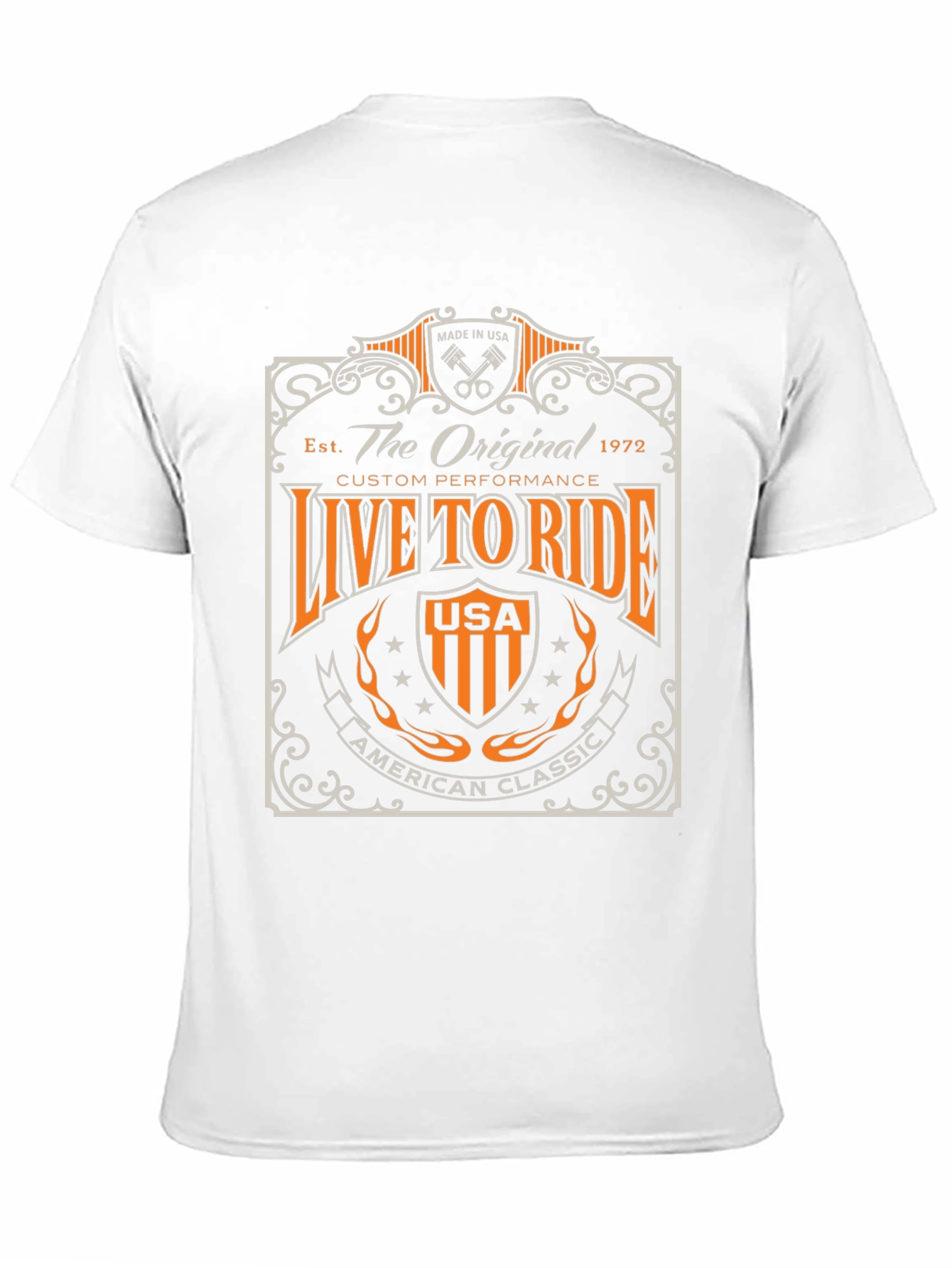 Live To Ride American Classic Graphic Tee