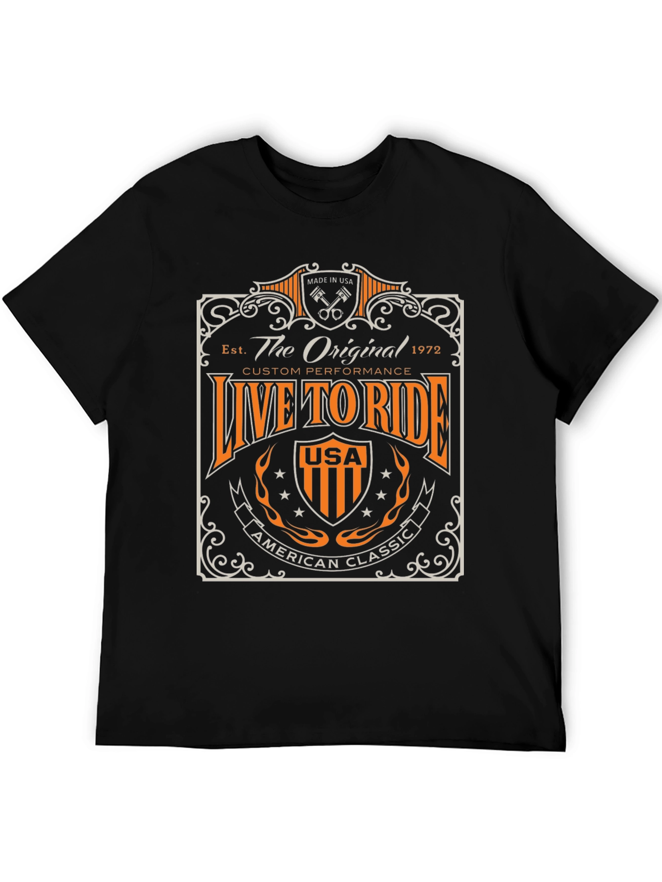Live To Ride American Classic Graphic Tee