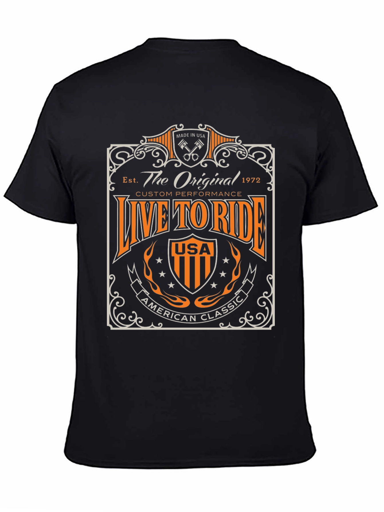 Live To Ride American Classic Graphic Tee