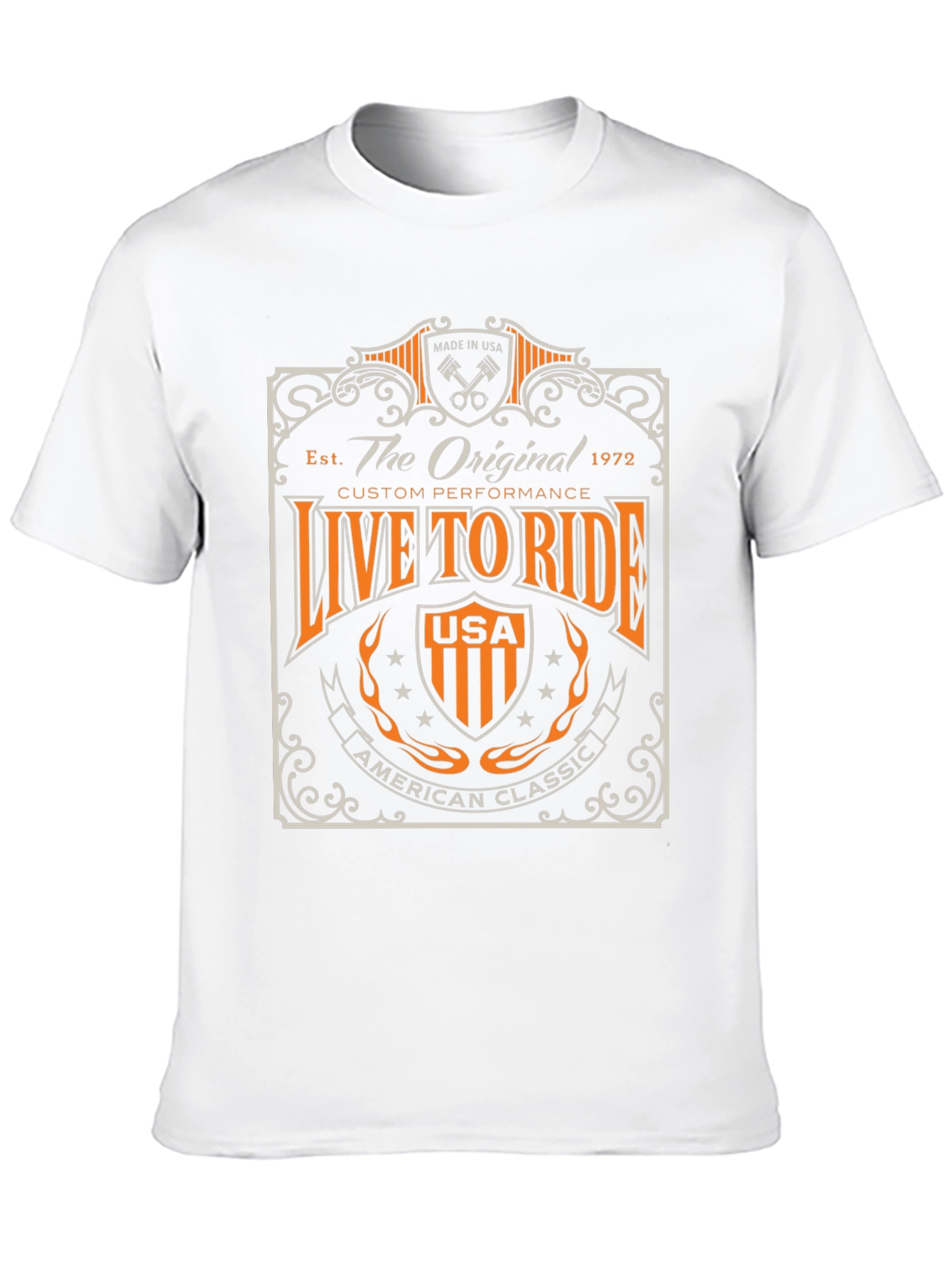 Live To Ride American Classic Graphic Tee