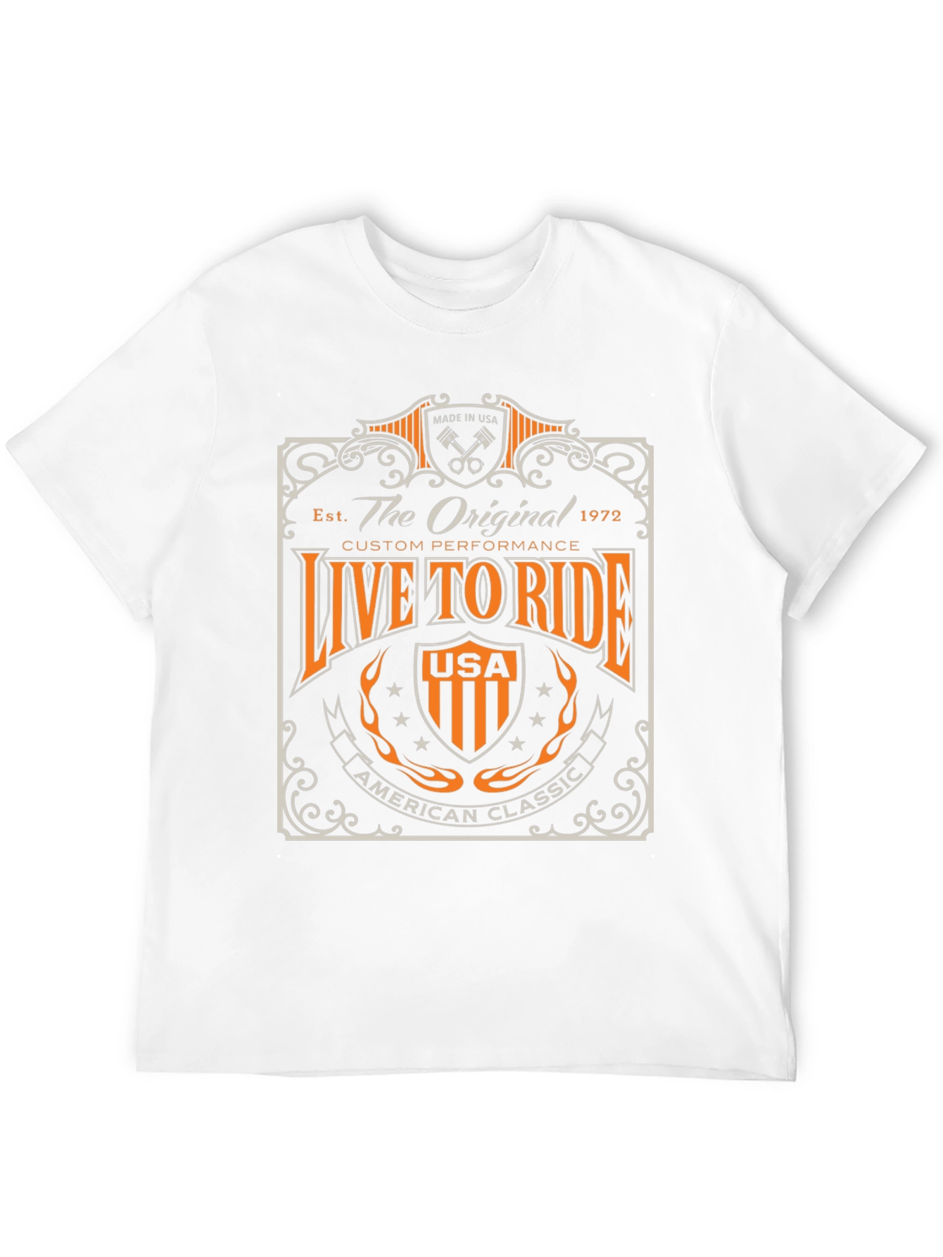 Live To Ride American Classic Graphic Tee