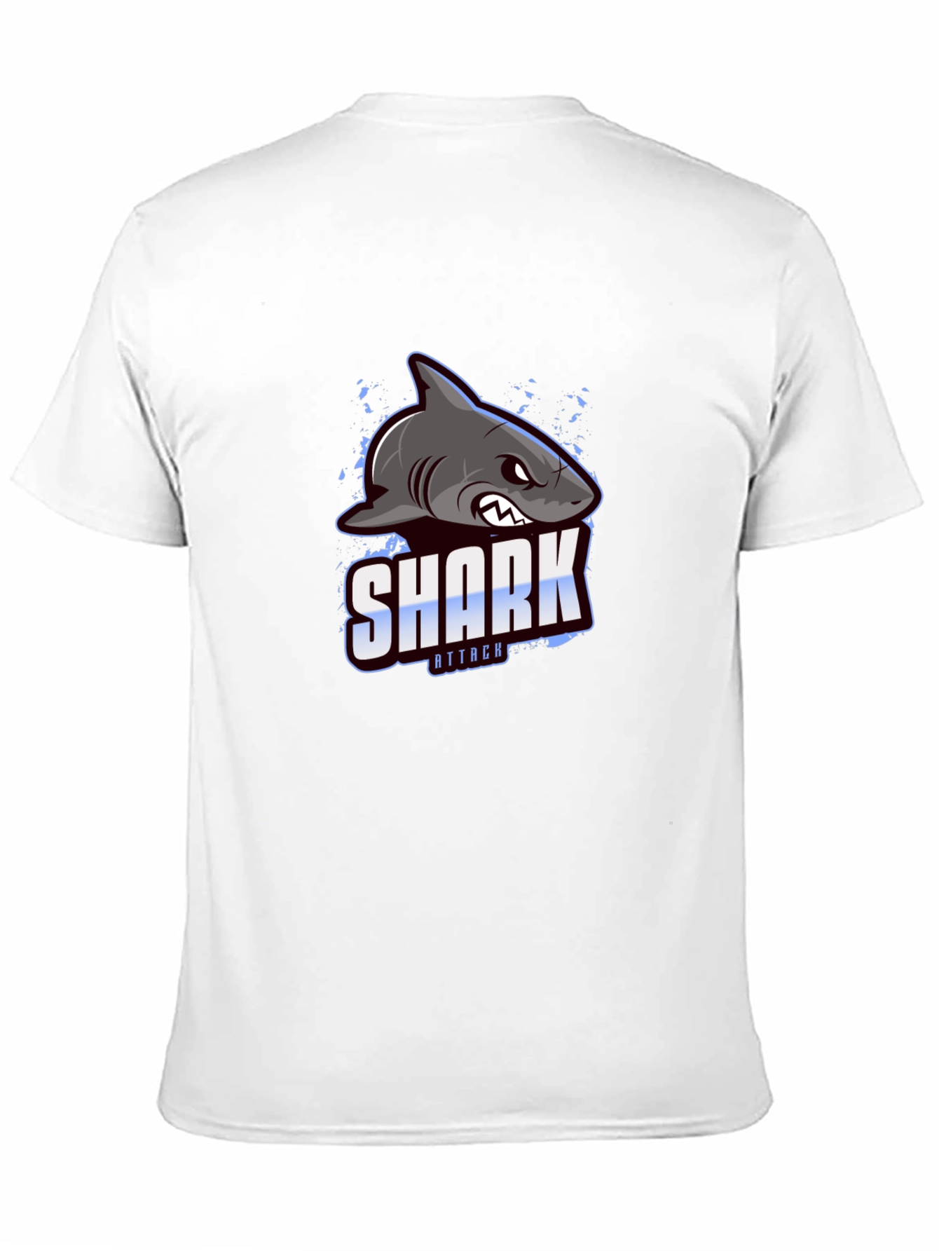 Shark Attack Graphic Print T-Shirt