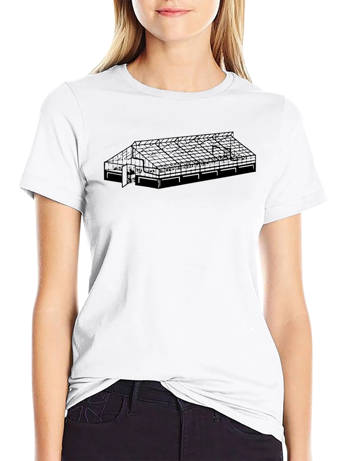 Greenhouse Graphic Tee - Modern Black Shirt