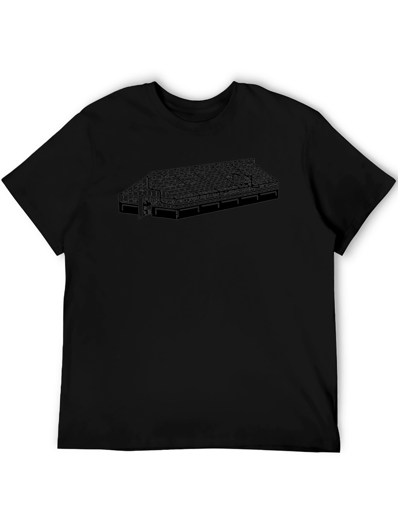 Greenhouse Graphic Tee - Modern Black Shirt