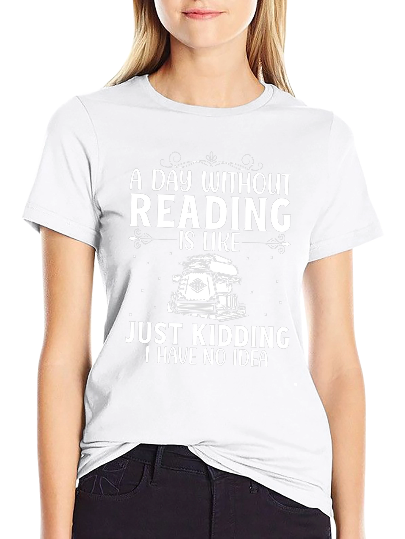 Reading T-Shirt: A Day Without Reading Funny Tee