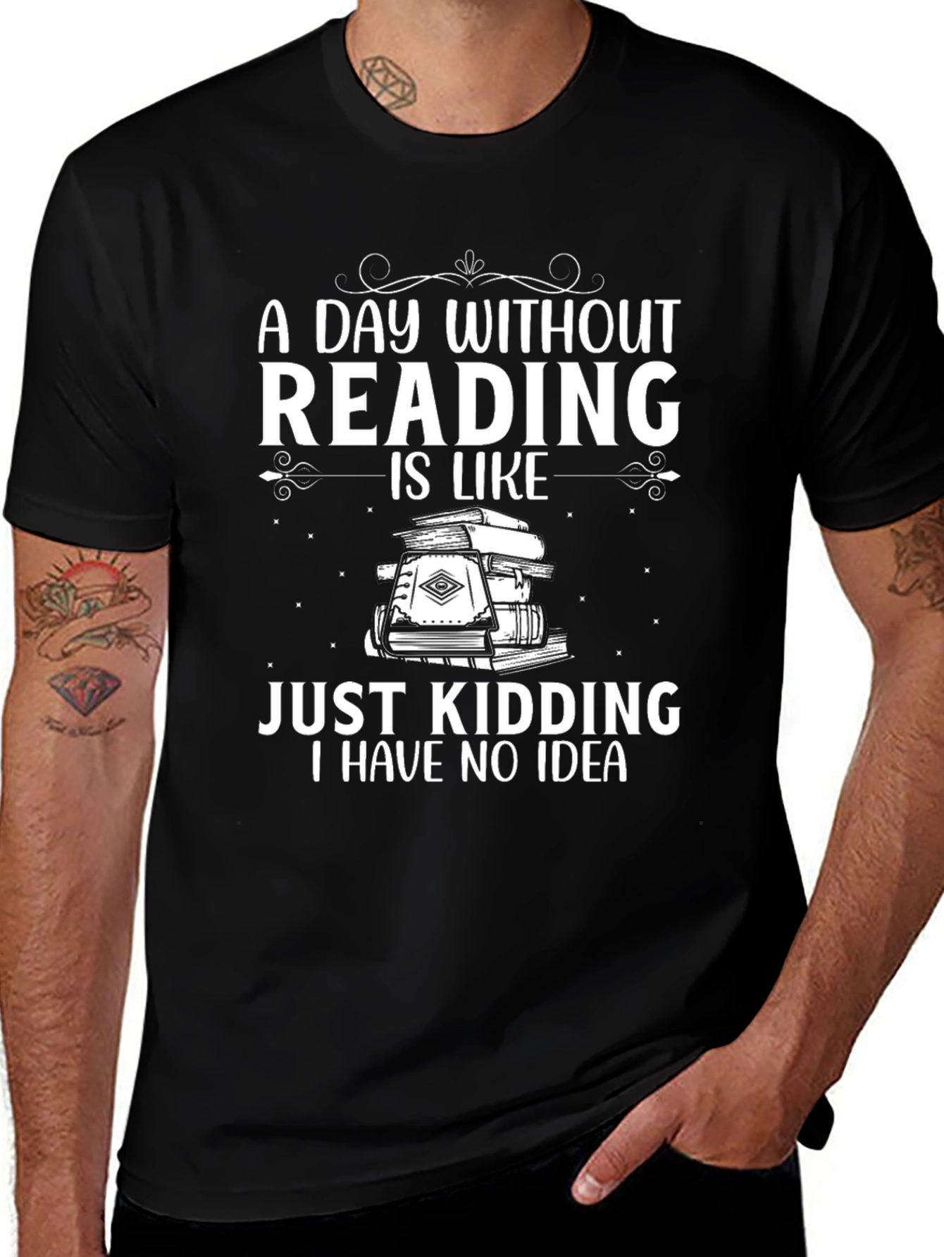 Reading T-Shirt: A Day Without Reading Funny Tee