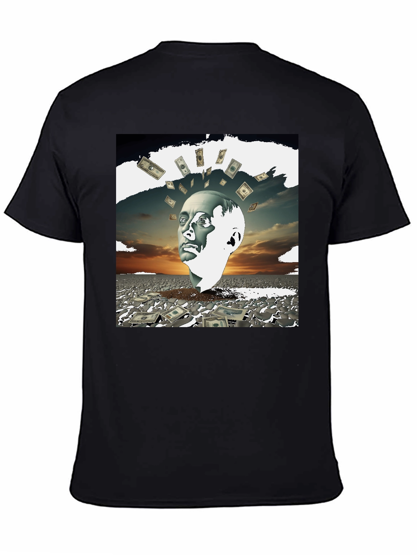 Money Mind T-Shirt - Unique Artistic Design