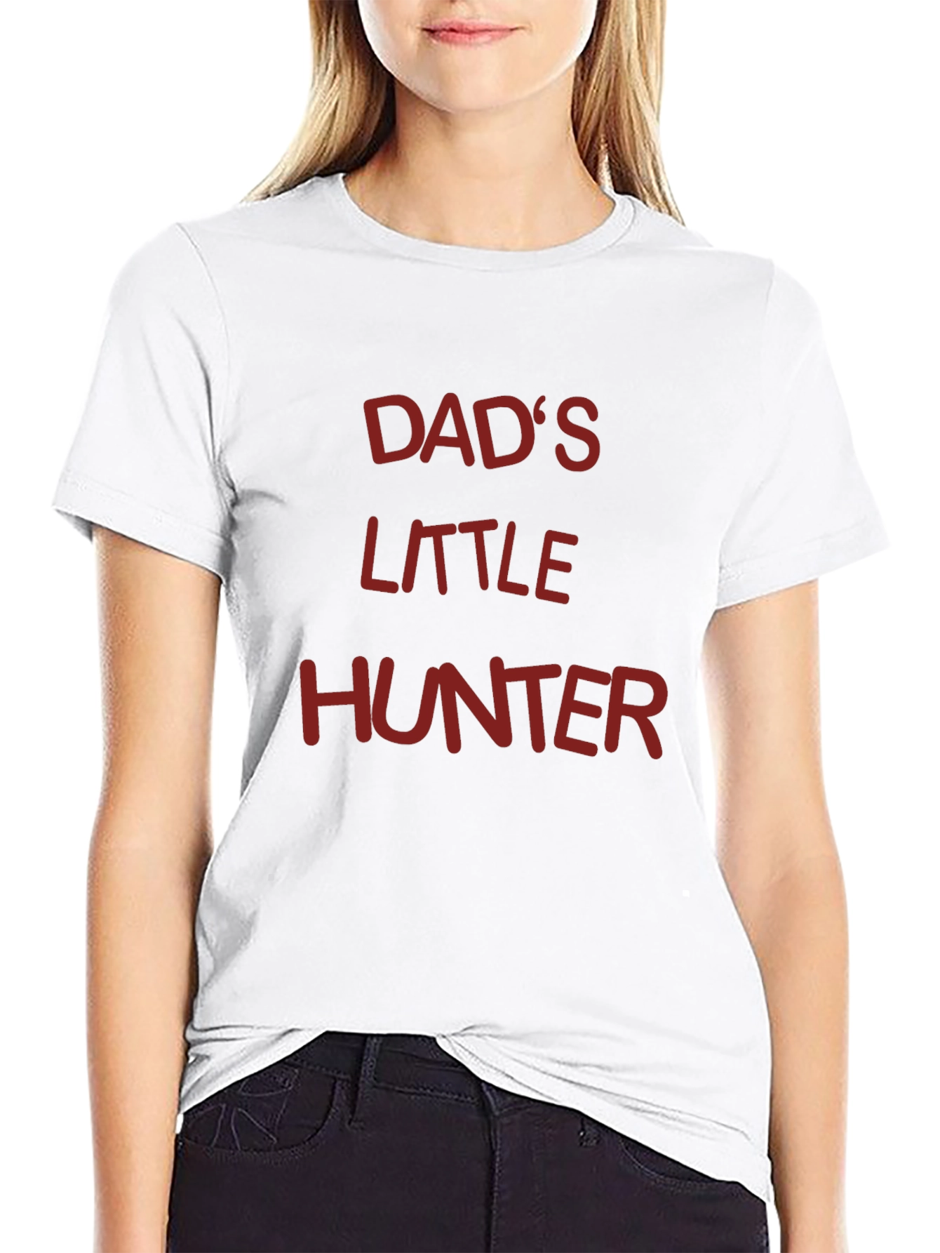 Dads Little Hunter T-Shirt - Fun Novelty Tee