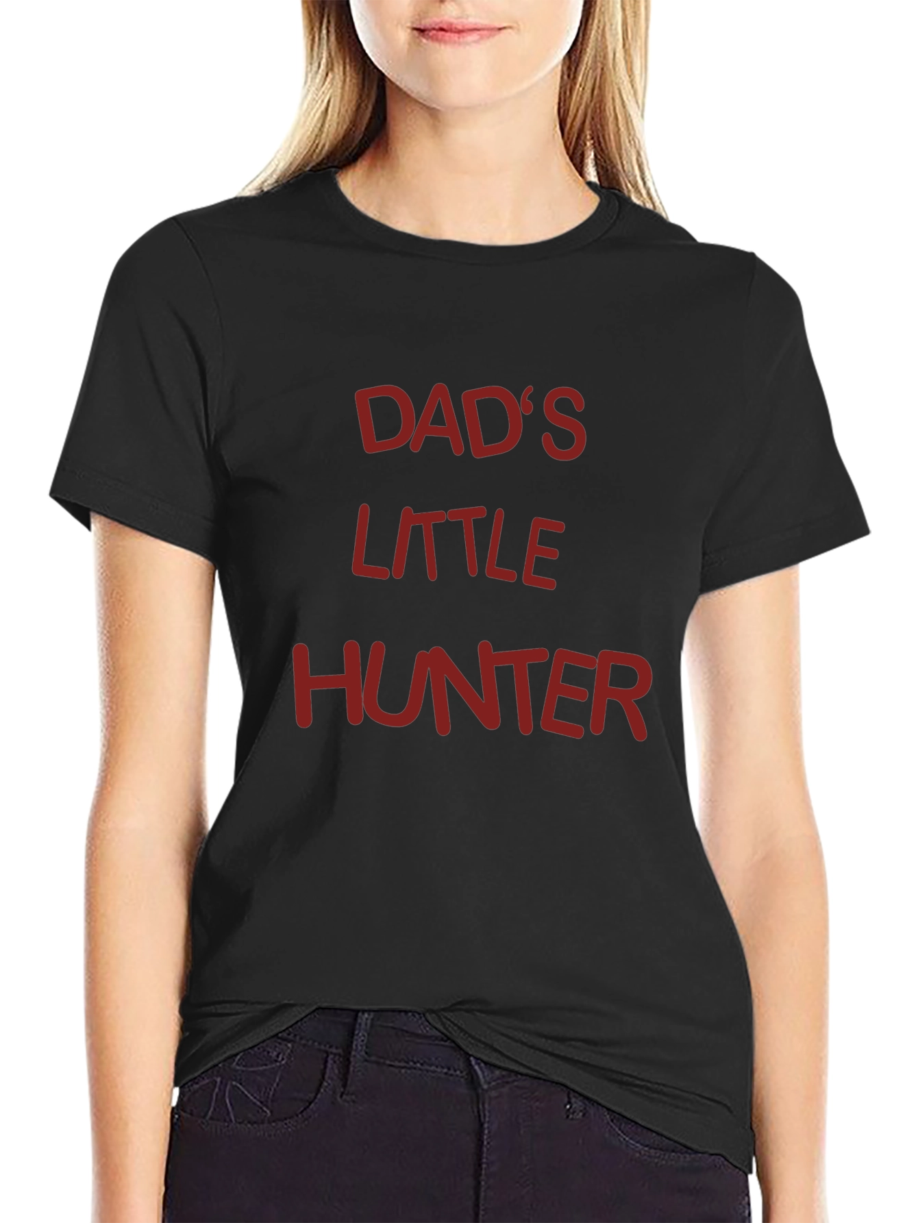 Dads Little Hunter T-Shirt - Fun Novelty Tee