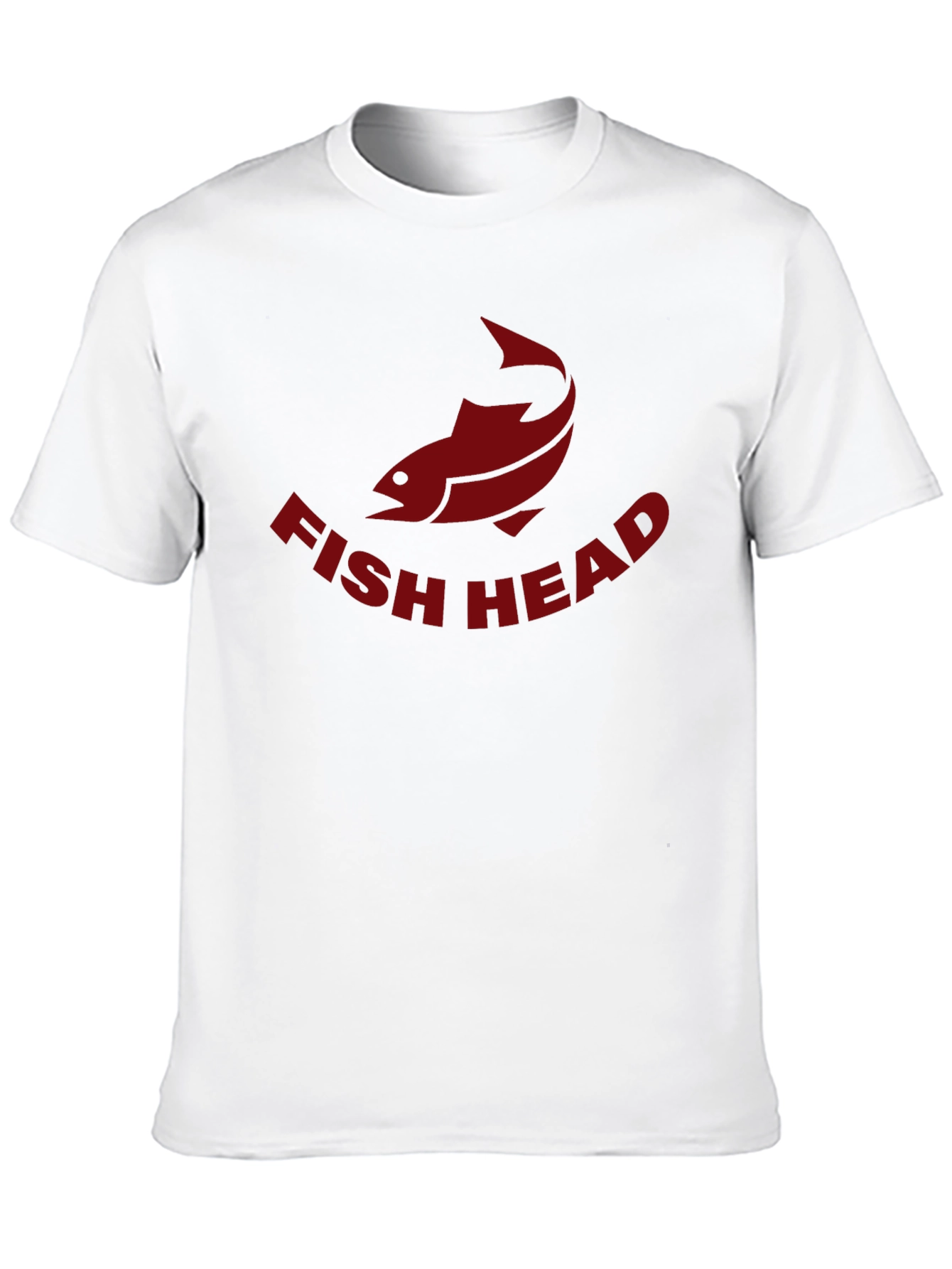 Fish Head Graphic Tee - Black Cotton Blend