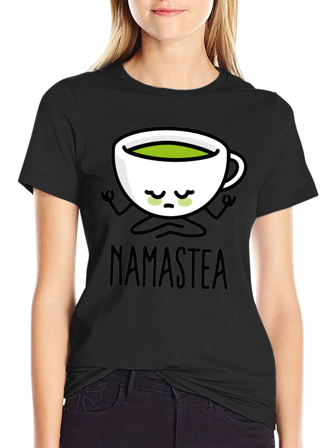 Namastea Graphic Tee - Yoga Tea Lover T-Shirt