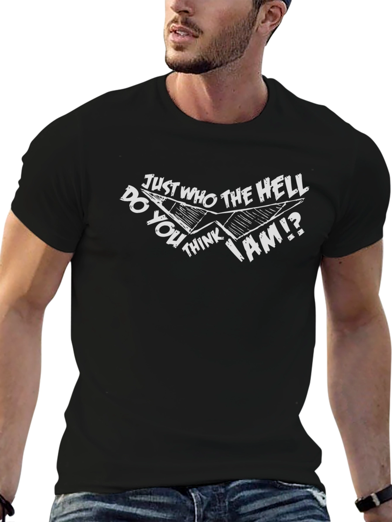 Gurren Lagann Inspired Black T-Shirt