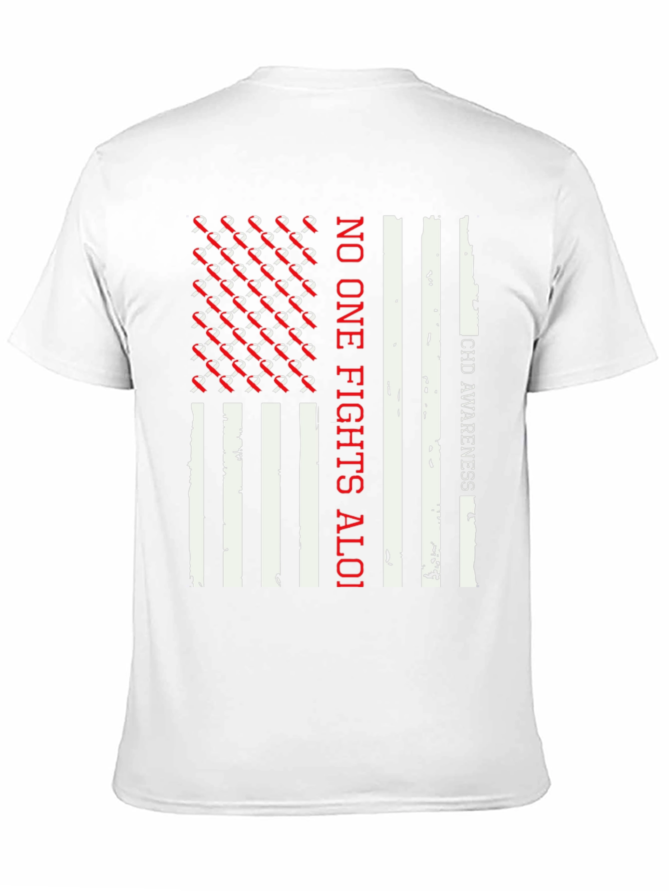 CHD Awareness T-Shirt - No One Fights Aloi