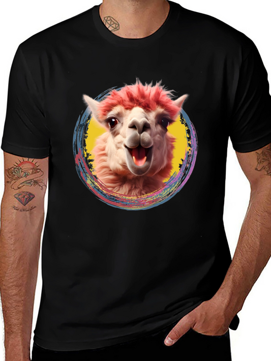 Alpaca Graphic Tee - Fun Animal Shirt