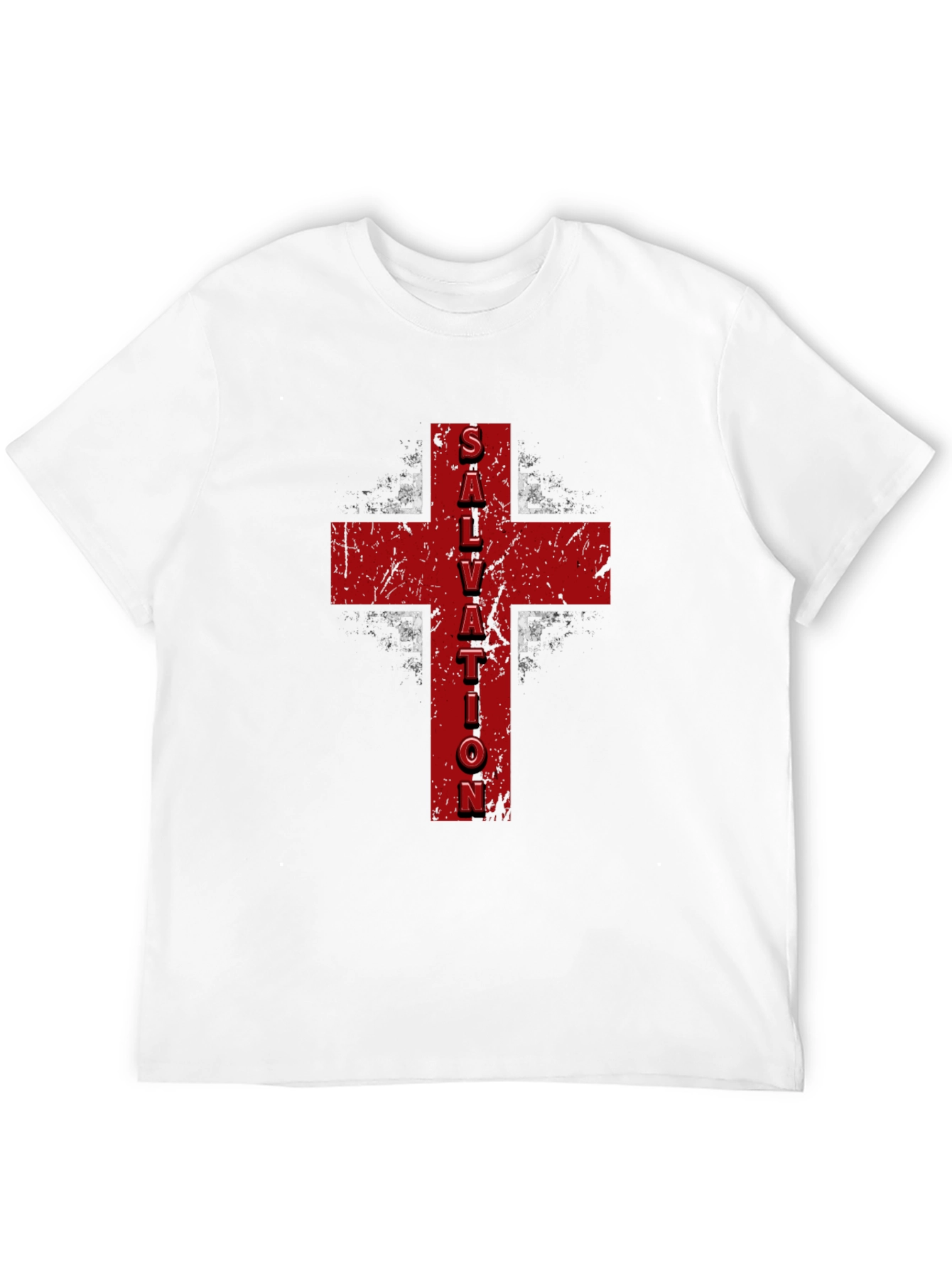 Salvation Cross Graphic Black T-Shirt