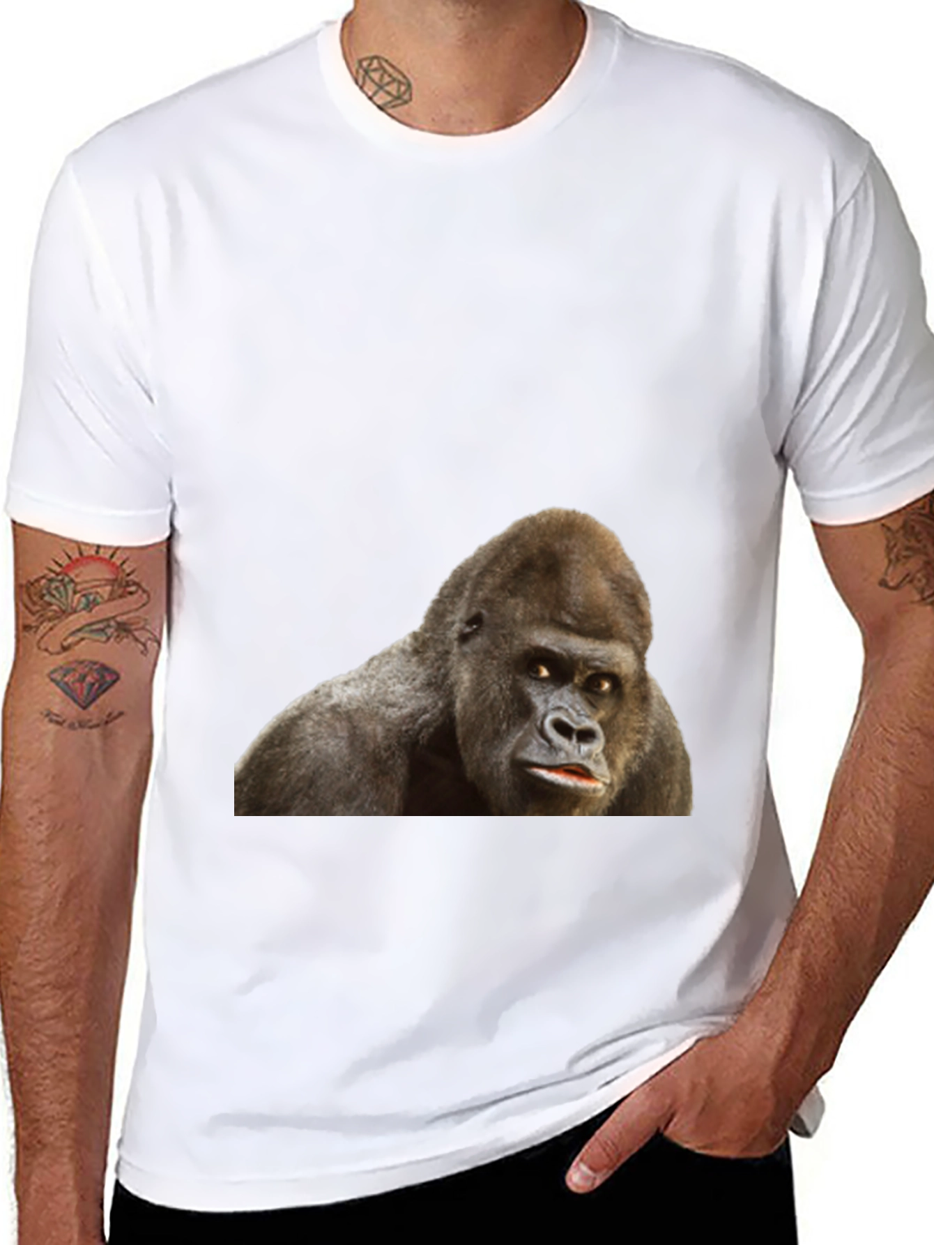 Gorilla Graphic Tee - Classic Black T-Shirt