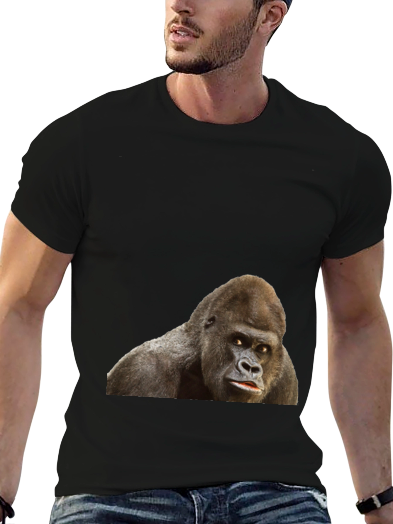 Gorilla Graphic Tee - Classic Black T-Shirt