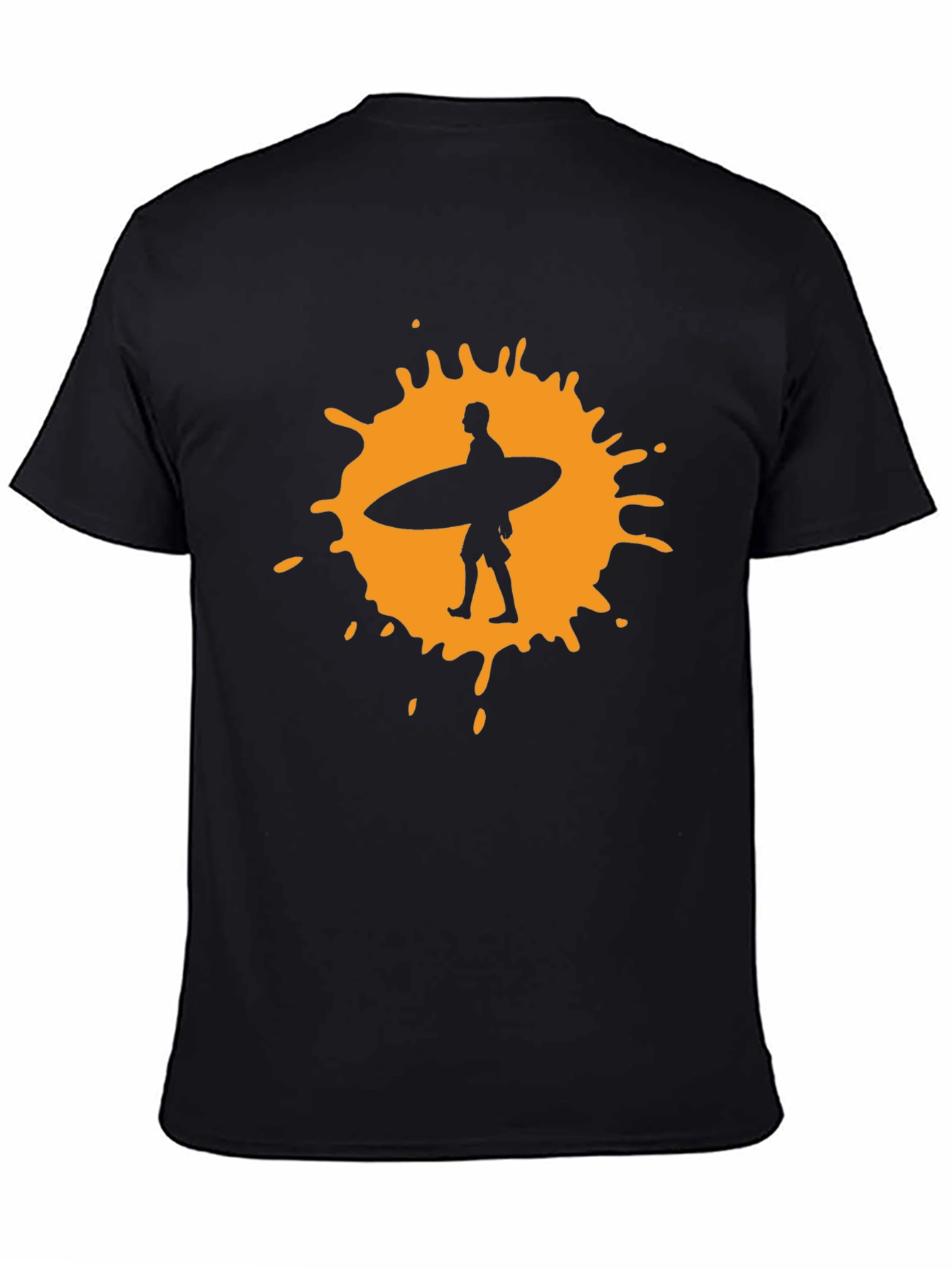 Surfer Graphic Tee - Mens Black T-Shirt