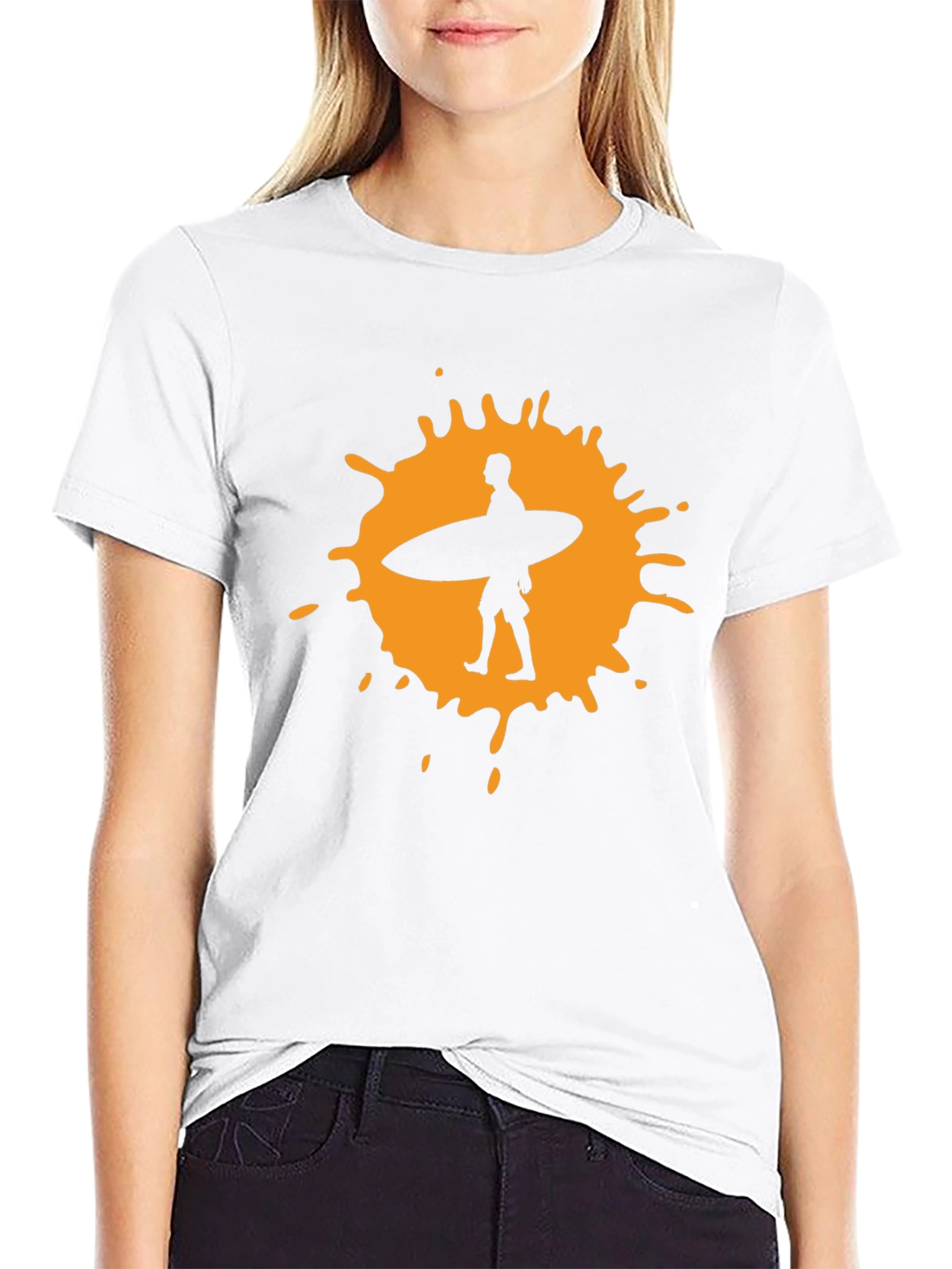 Surfer Graphic Tee - Mens Black T-Shirt