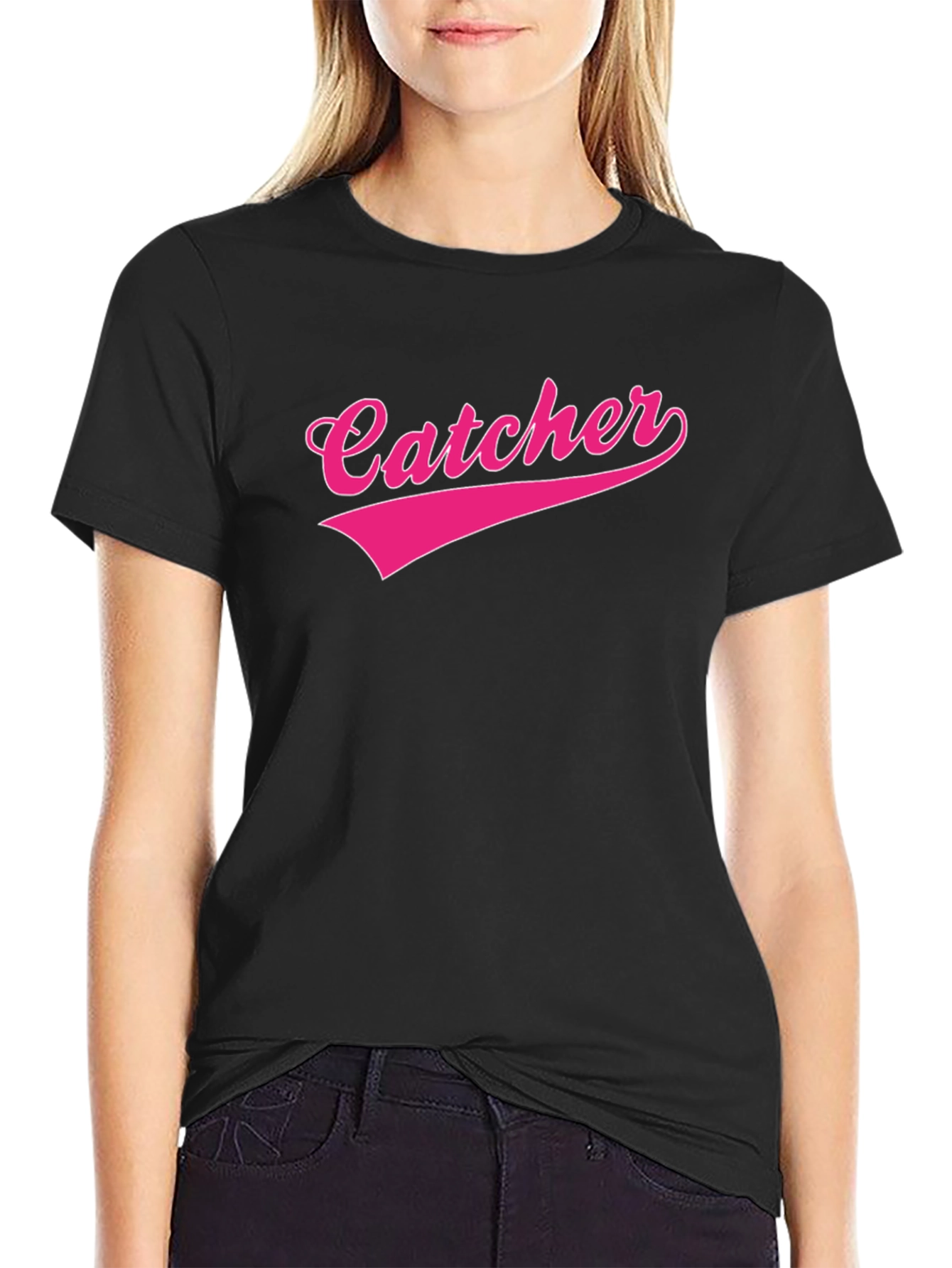 Catcher Graphic Tee - Baseball Inspired T-Shirt