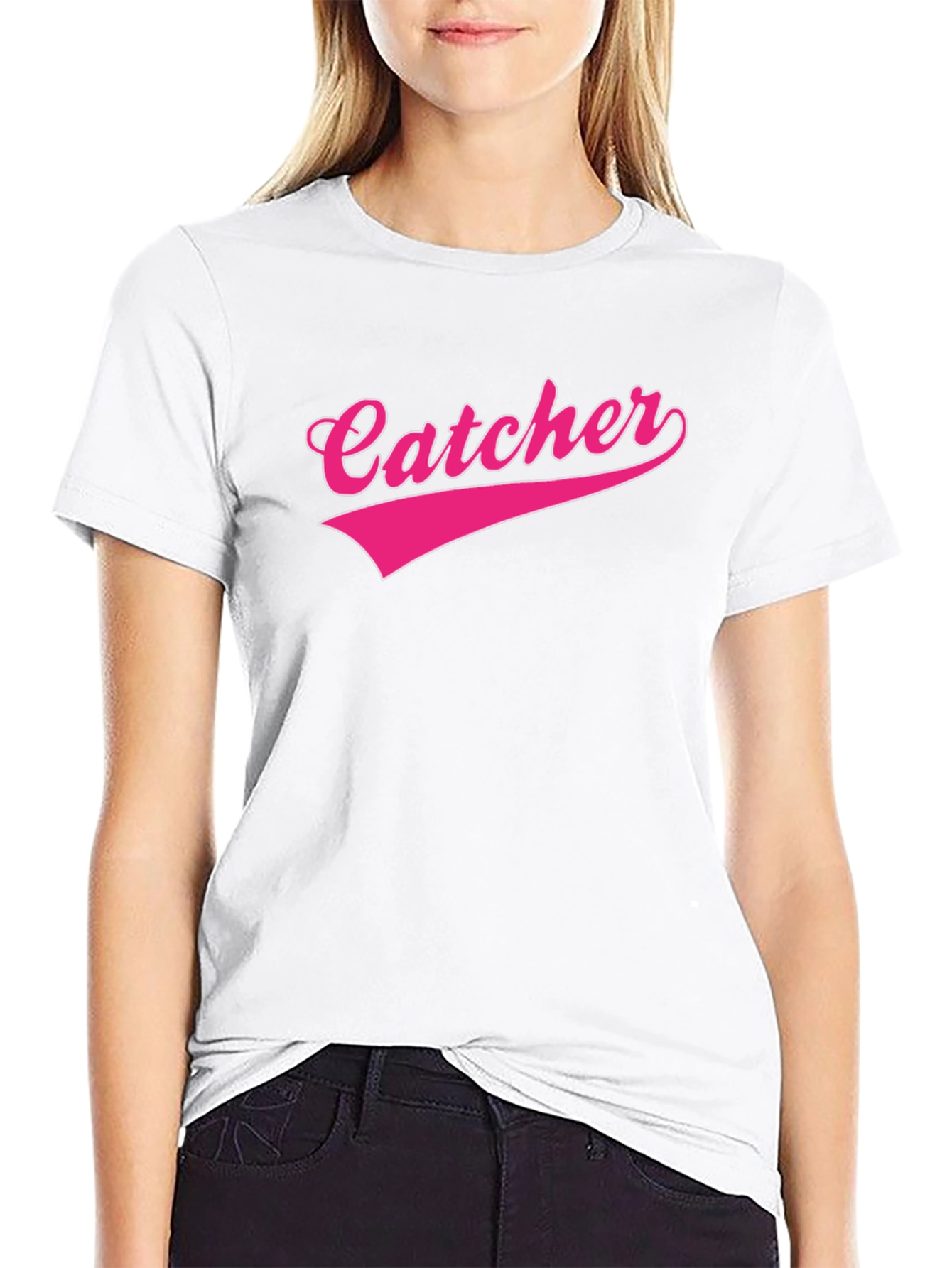 Catcher Graphic Tee - Baseball Inspired T-Shirt