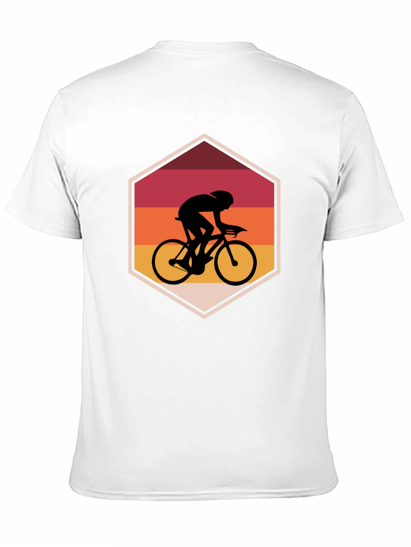 Retro Cycling Silhouette Graphic Tee
