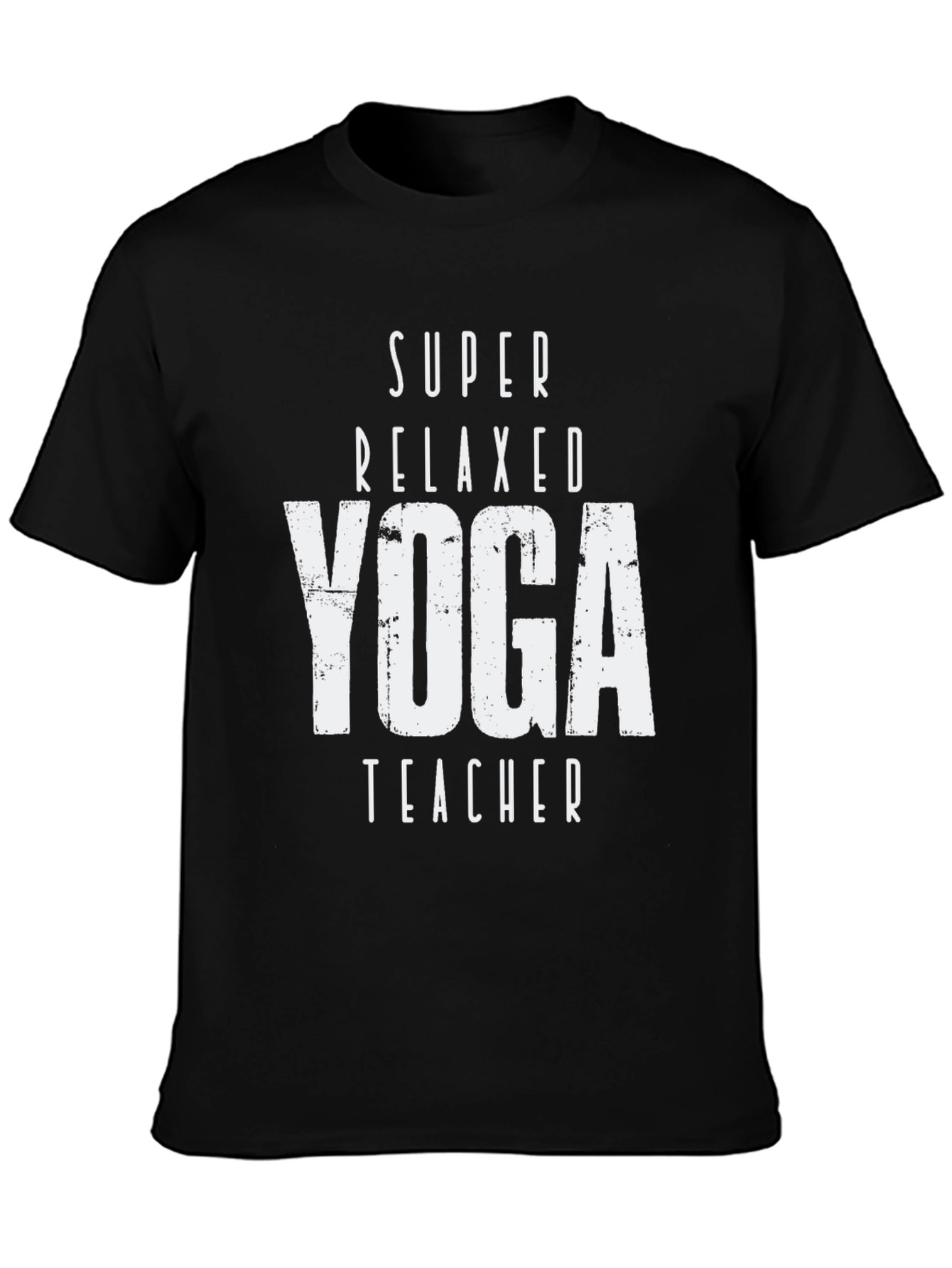 Super Relaxed Yoga Teacher T-Shirt Black