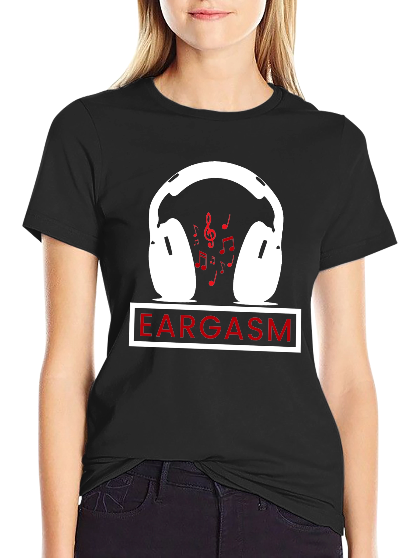 Eargasm Music Lover T-Shirt - Black Graphic Tee