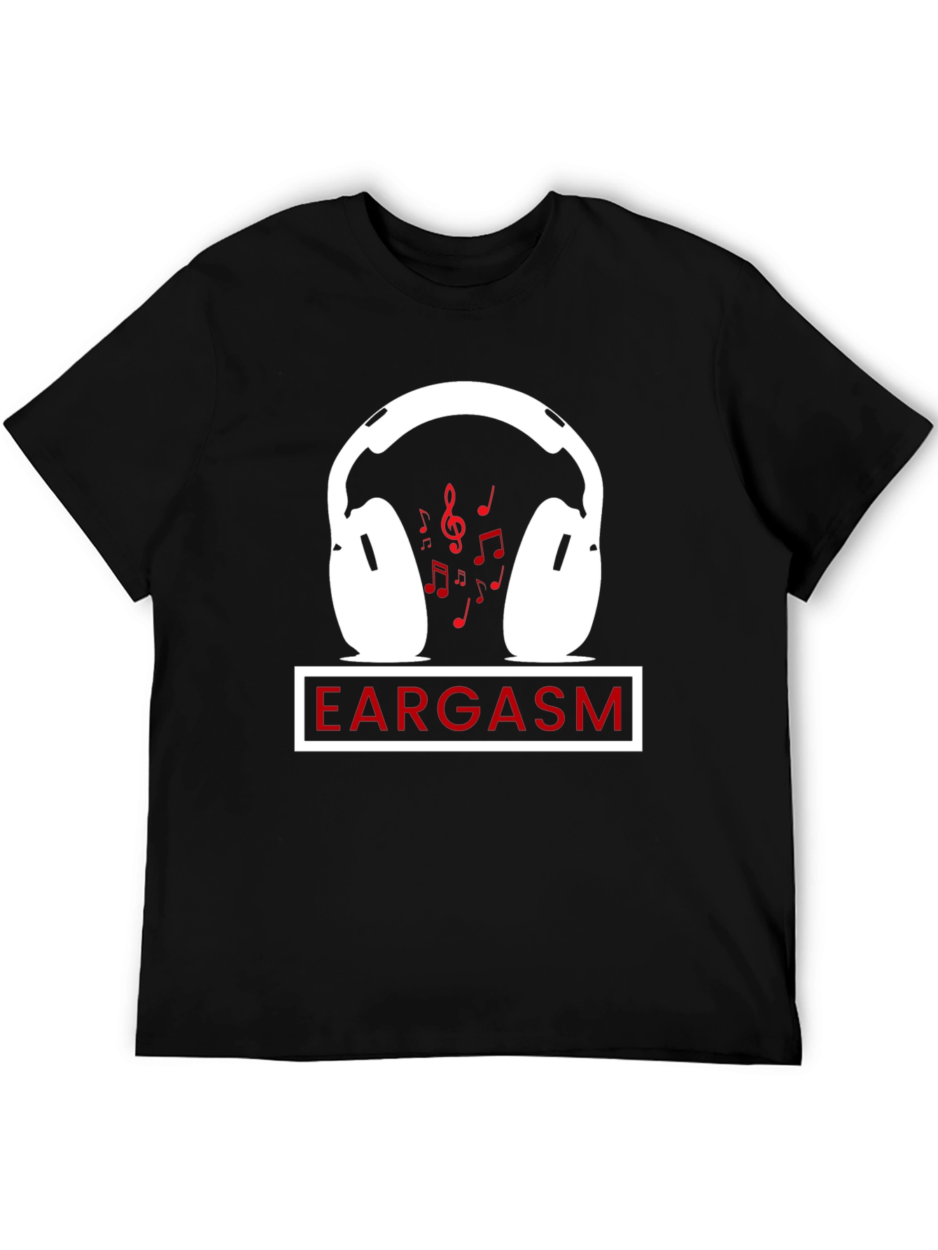 Eargasm Music Lover T-Shirt - Black Graphic Tee