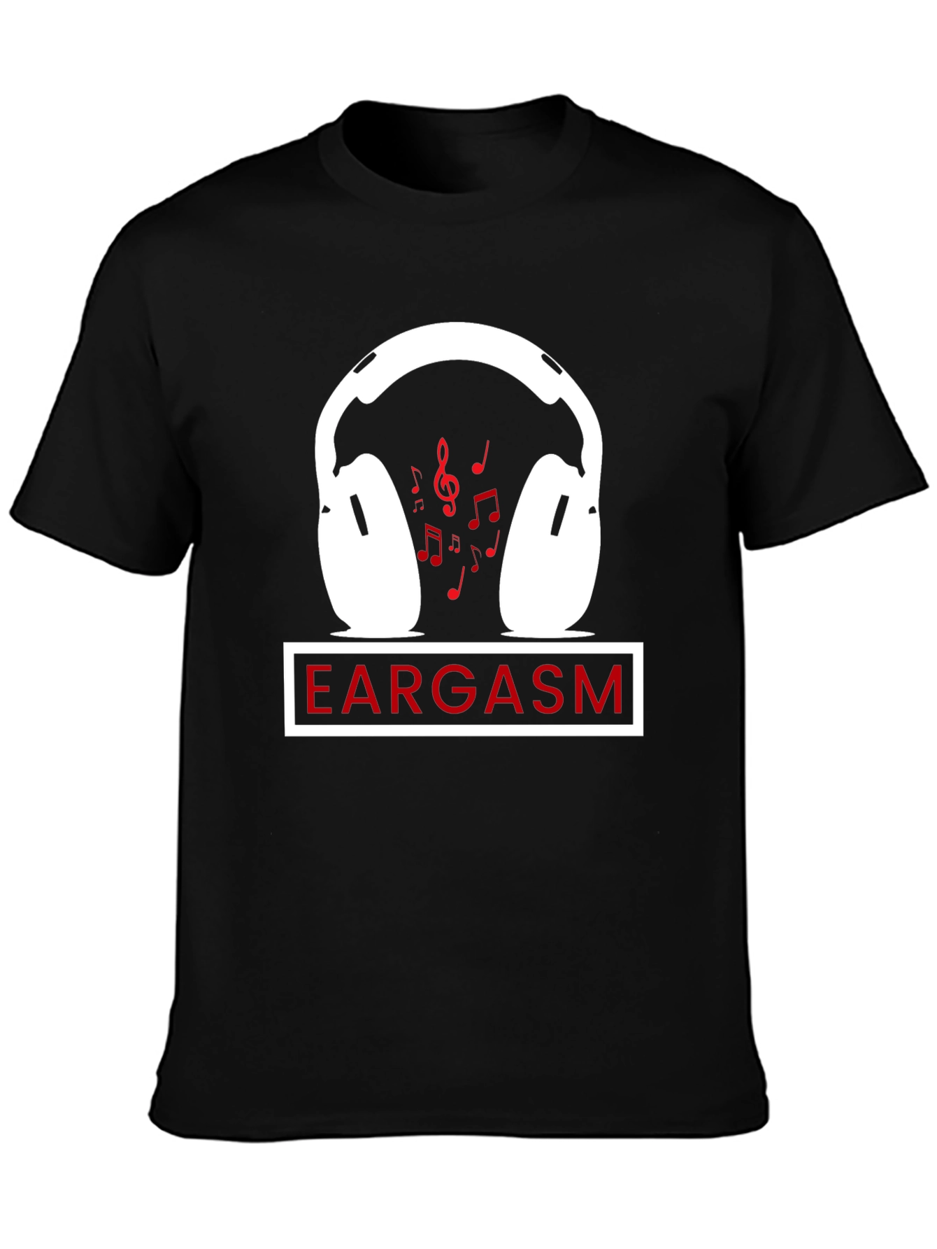 Eargasm Music Lover T-Shirt - Black Graphic Tee