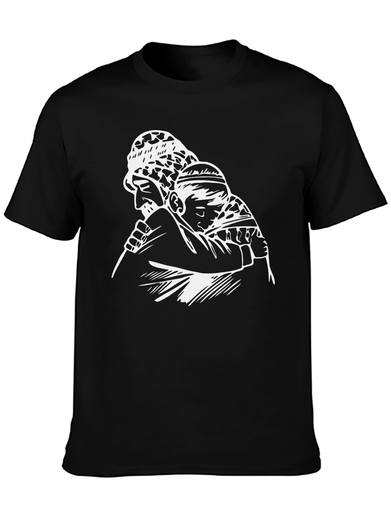 Touching T-Shirt: Grandfather & Child