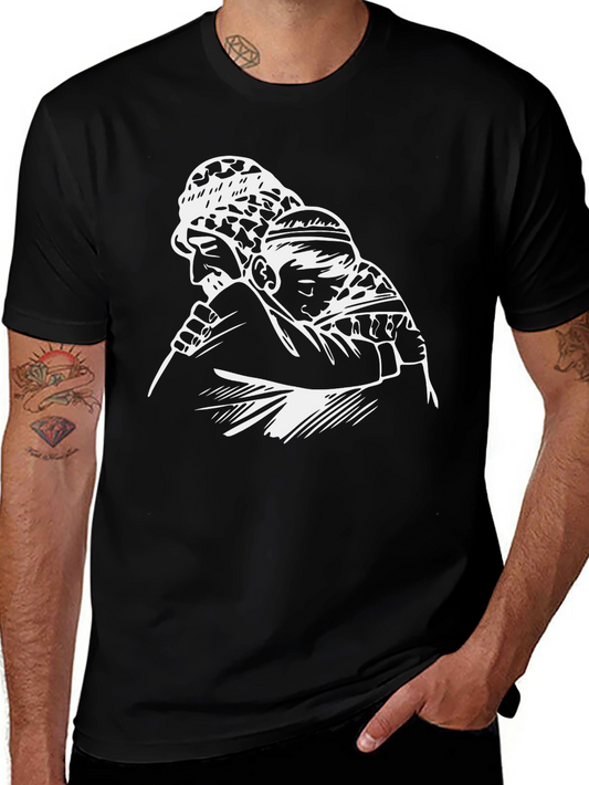 Touching T-Shirt: Grandfather & Child