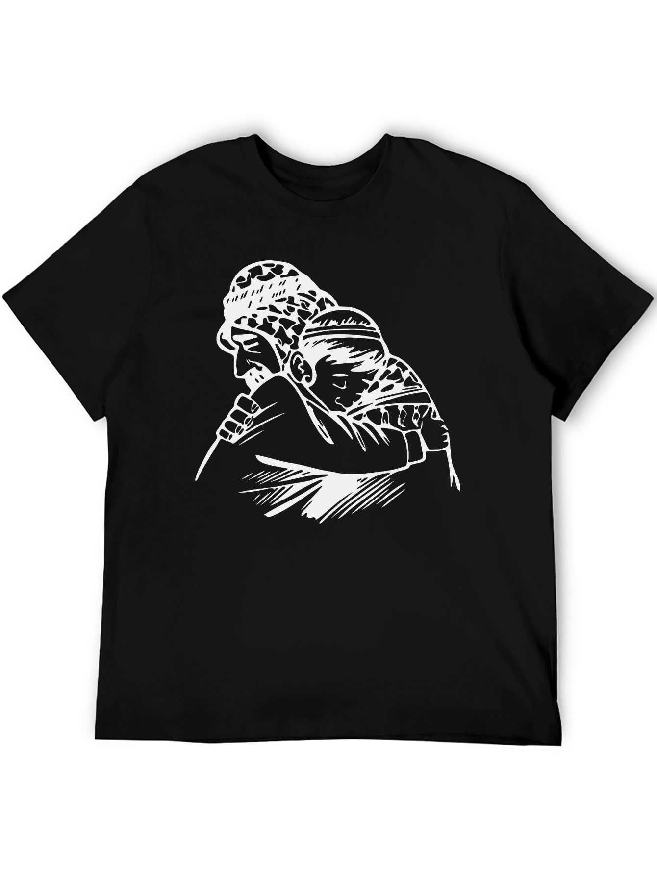 Touching T-Shirt: Grandfather & Child