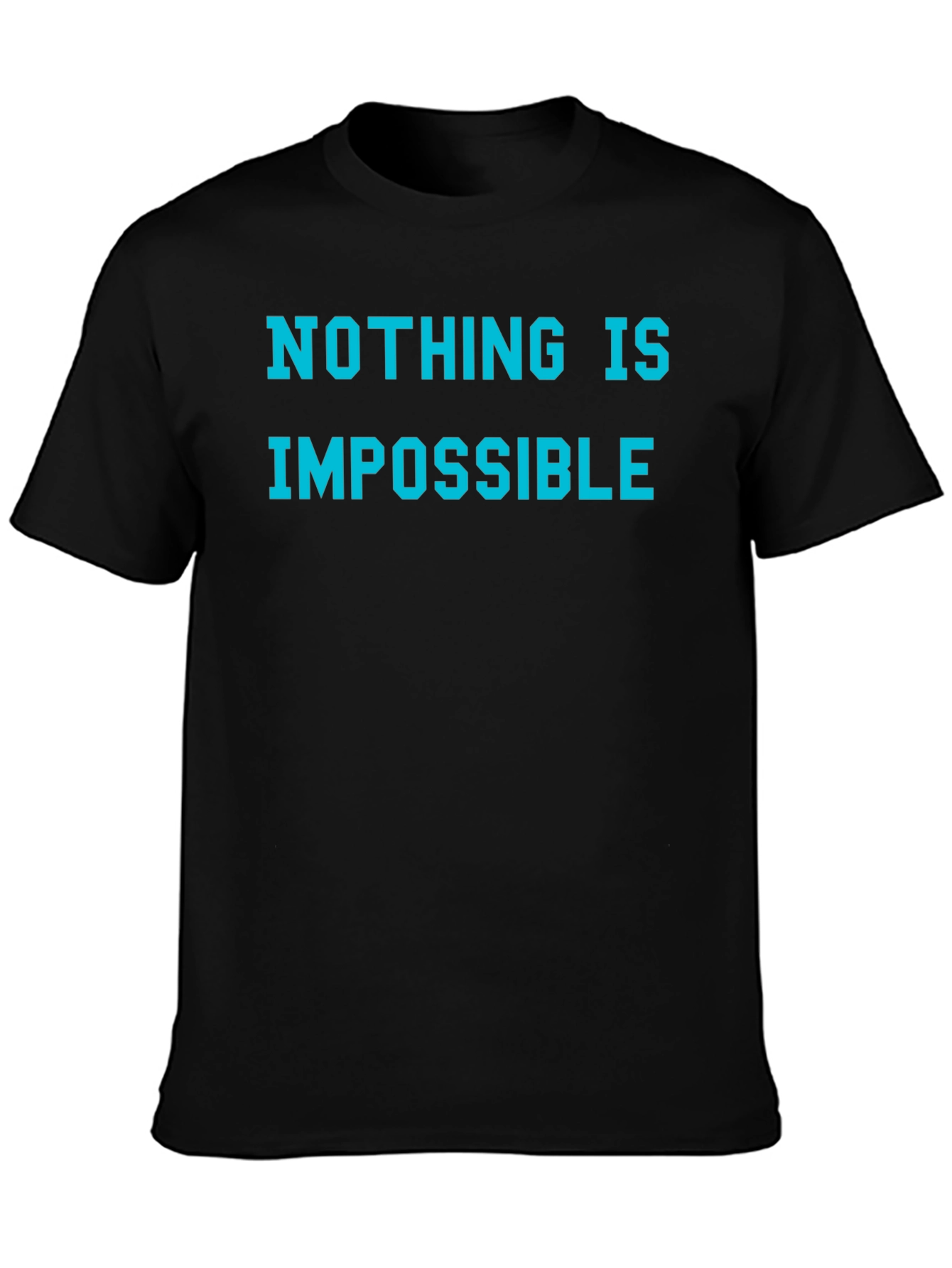 Nothing is Impossible Graphic Tee - Black