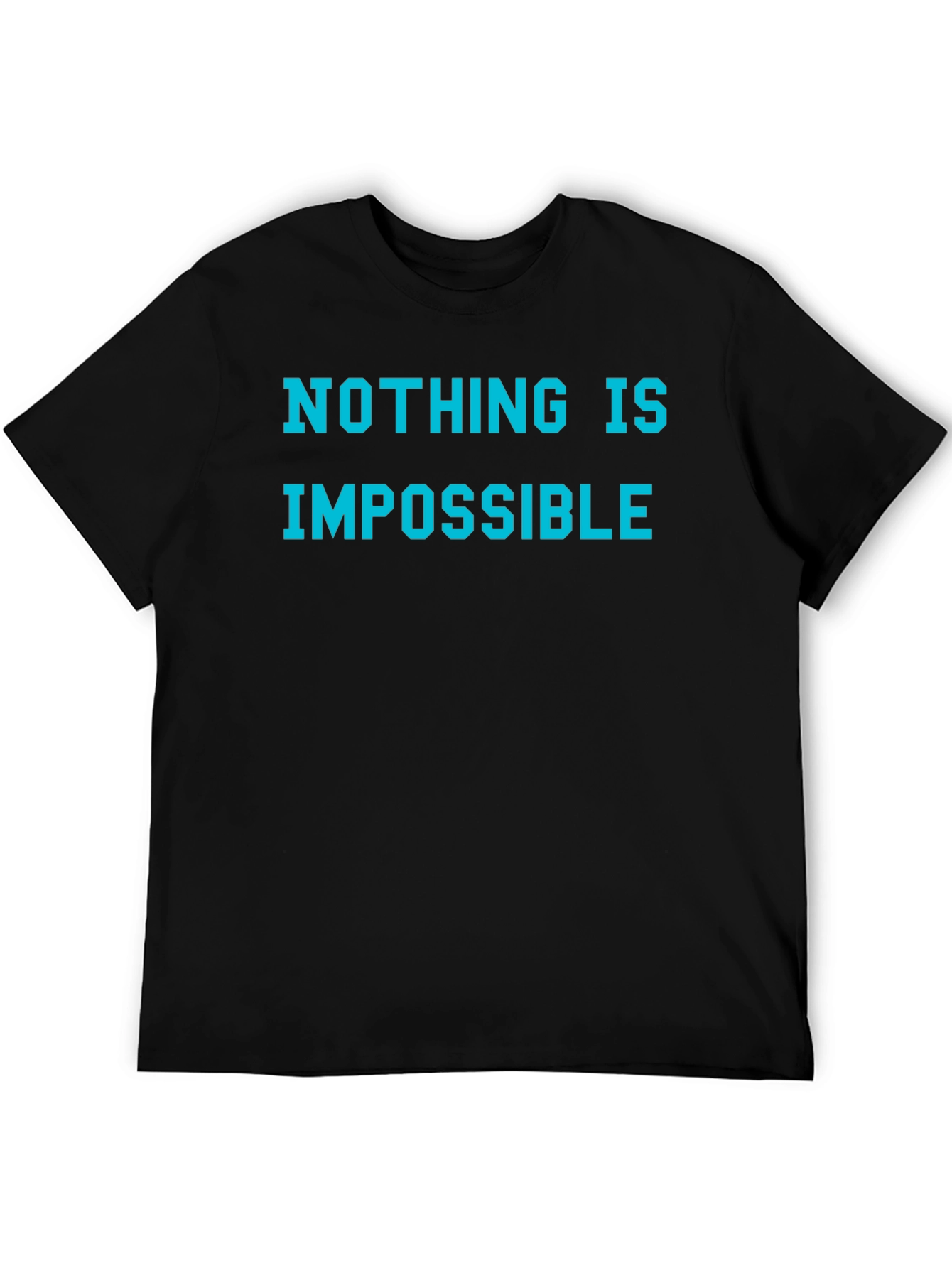 Nothing is Impossible Graphic Tee - Black