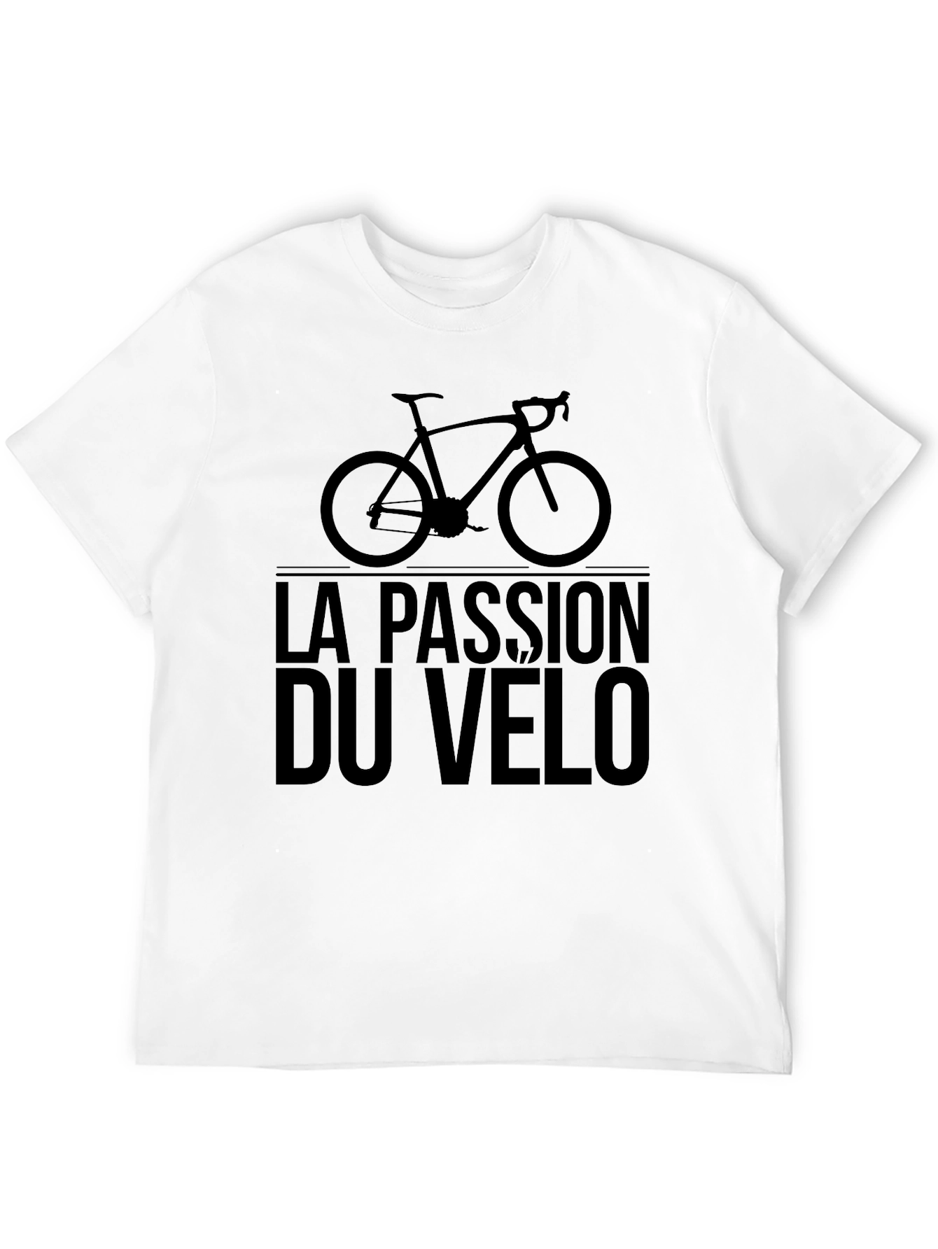 La Passion Du Velo T-Shirt - Cycling Enthusiast Tee