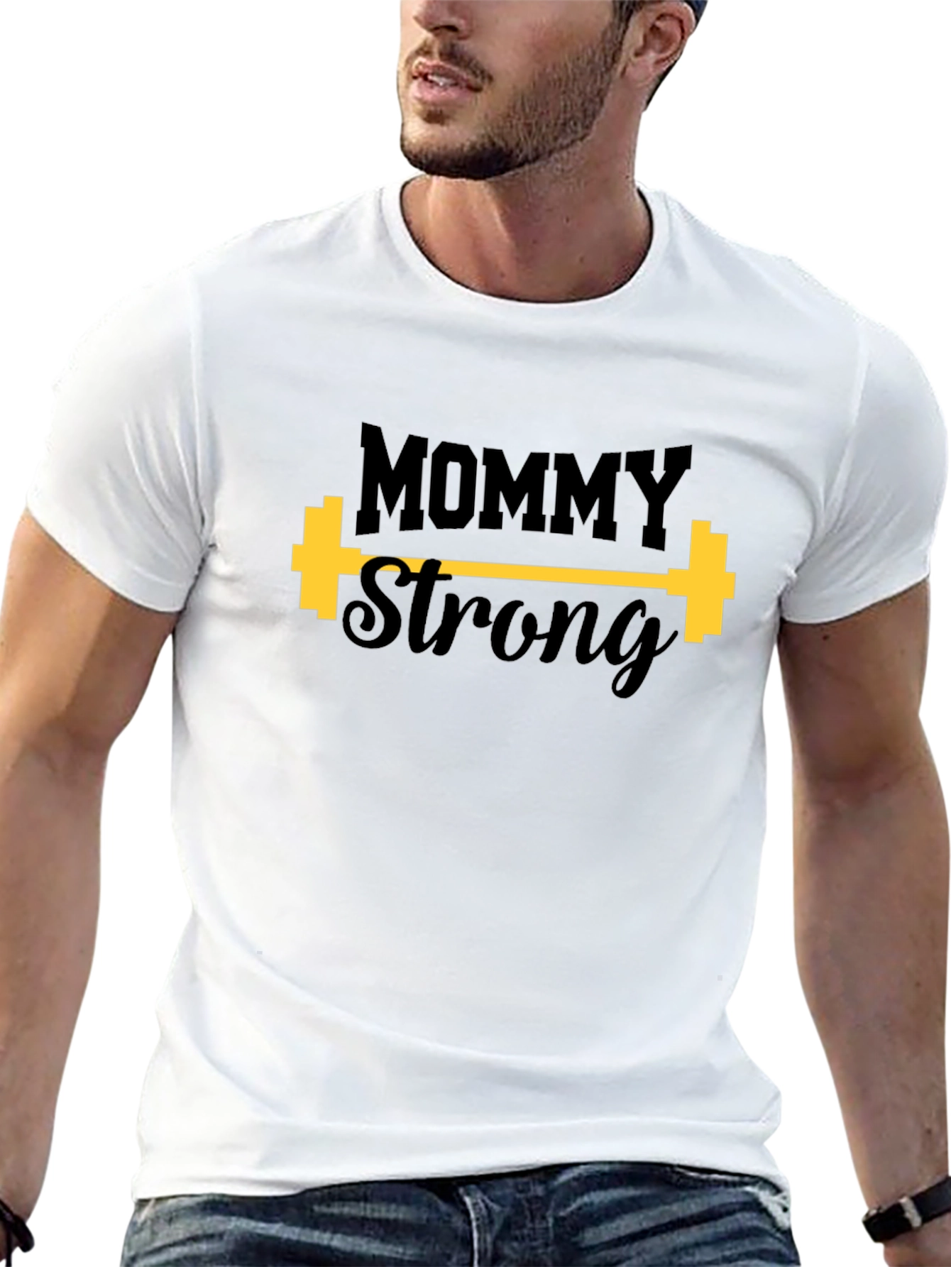 Mommy Strong Graphic T-Shirt - Fitness Apparel