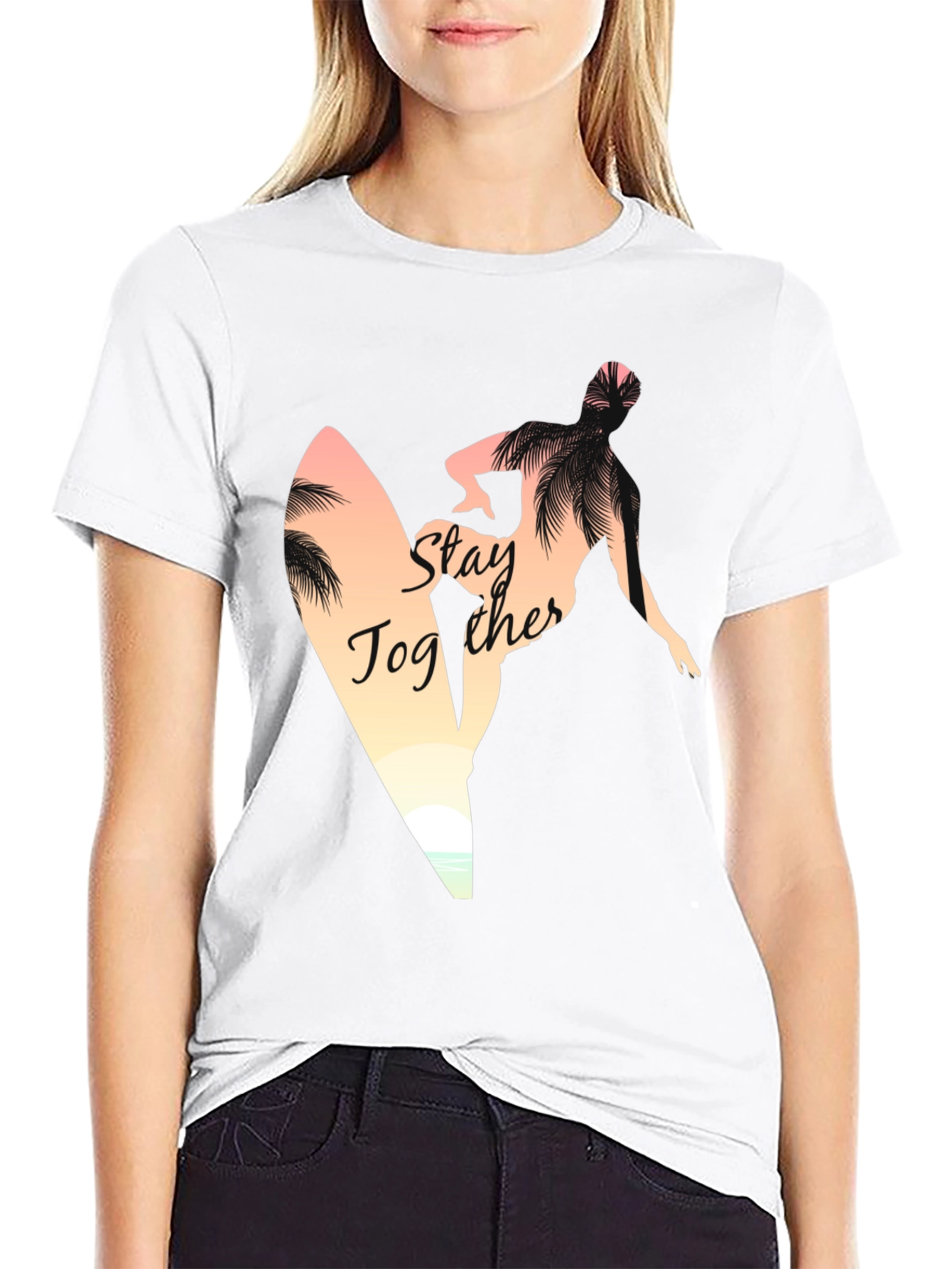 Stay Together Surfer Graphic Tee