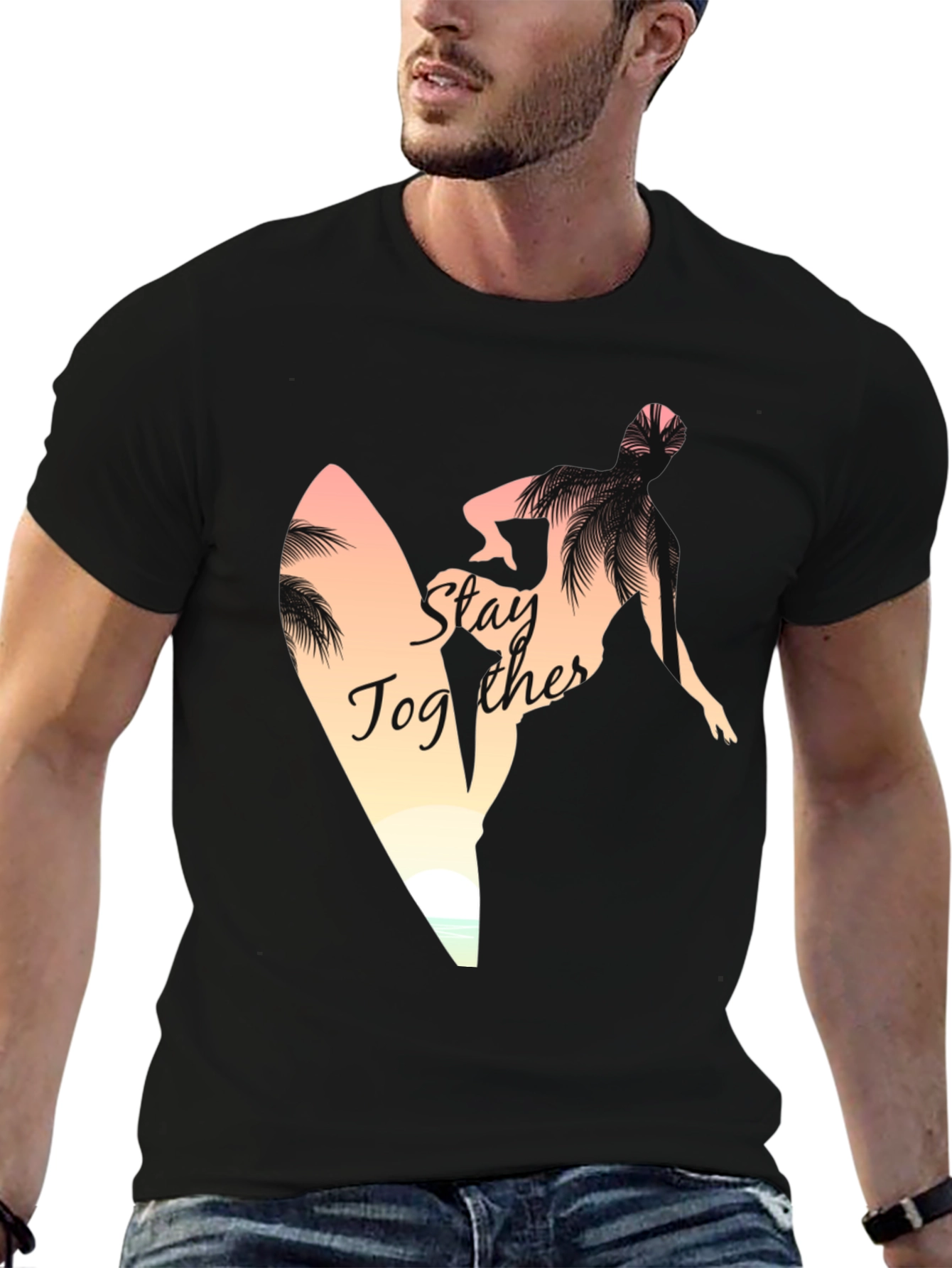 Stay Together Surfer Graphic Tee