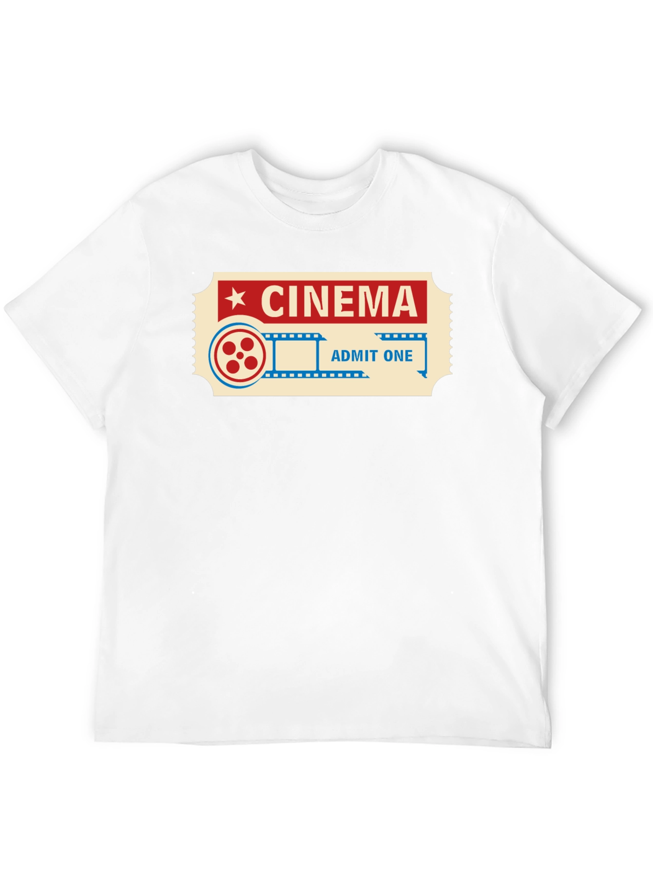 Cinema Ticket Graphic Tee - Admit One