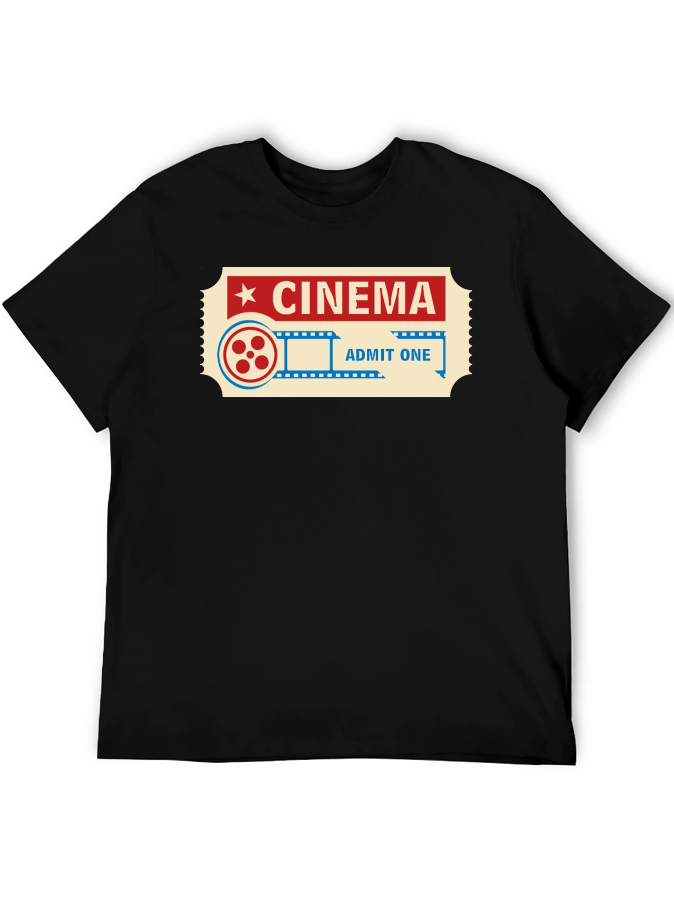 Cinema Ticket Graphic Tee - Admit One