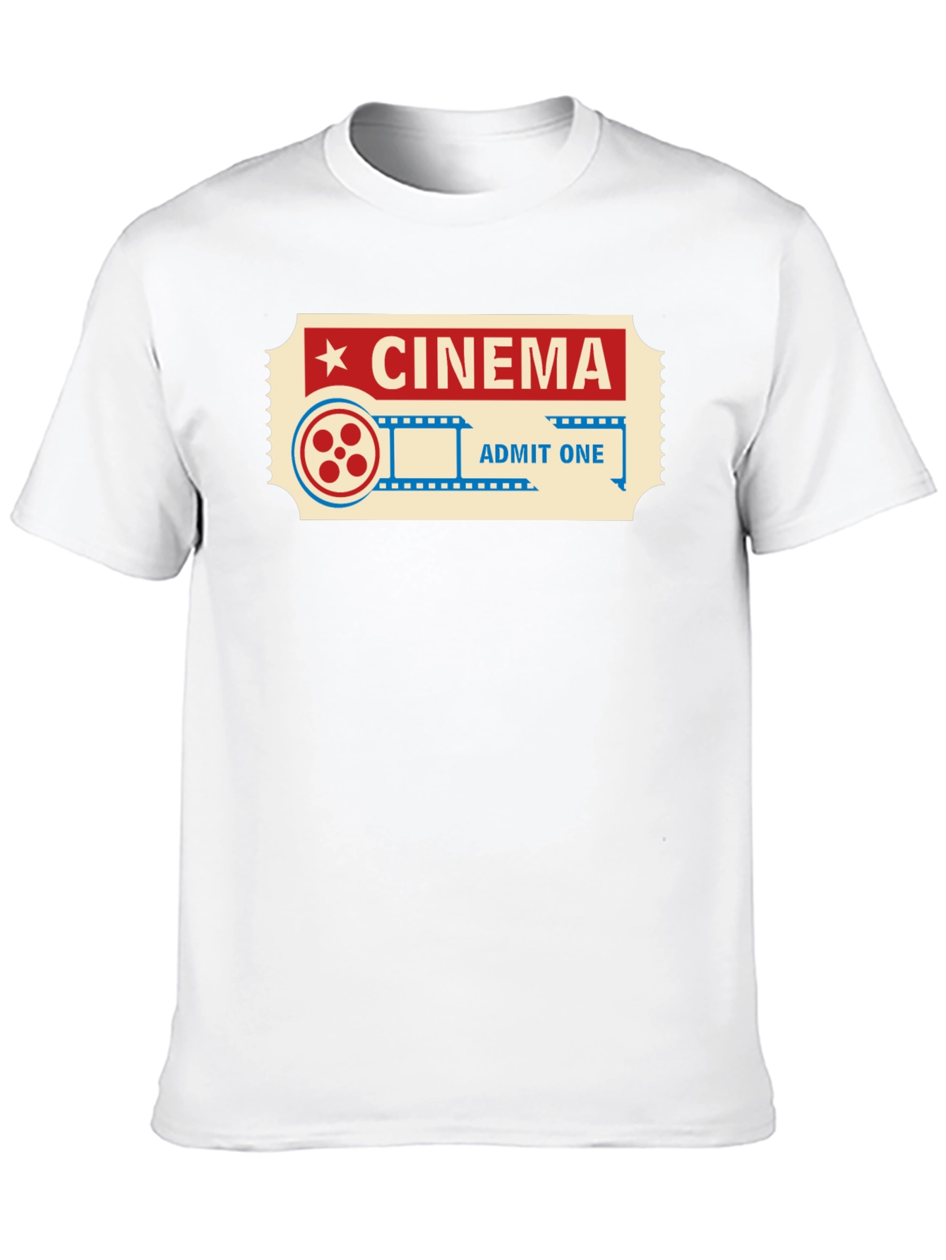 Cinema Ticket Graphic Tee - Admit One
