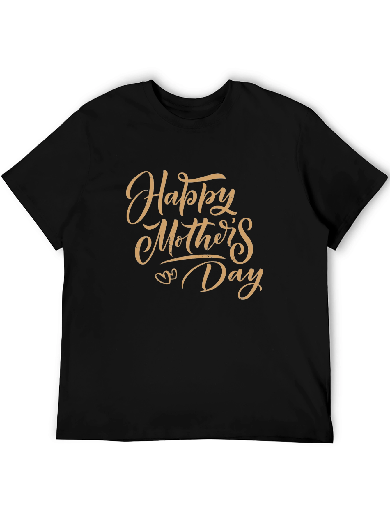 Happy Mothers Day Black T-Shirt