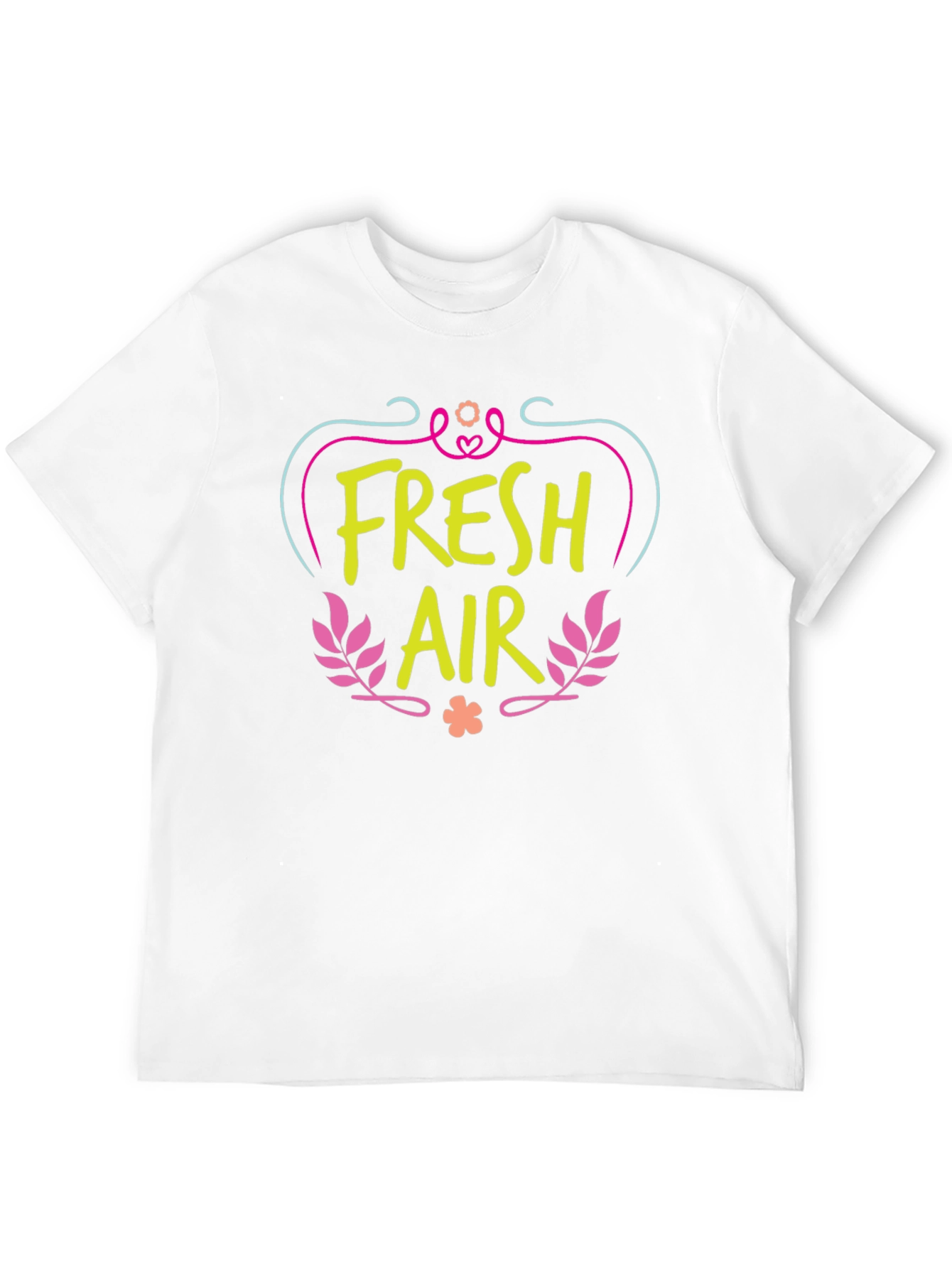 Fresh Air Graphic Print T-Shirt Casual Tee