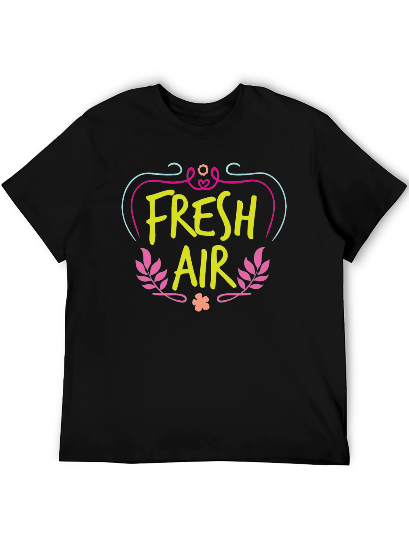 Fresh Air Graphic Print T-Shirt Casual Tee