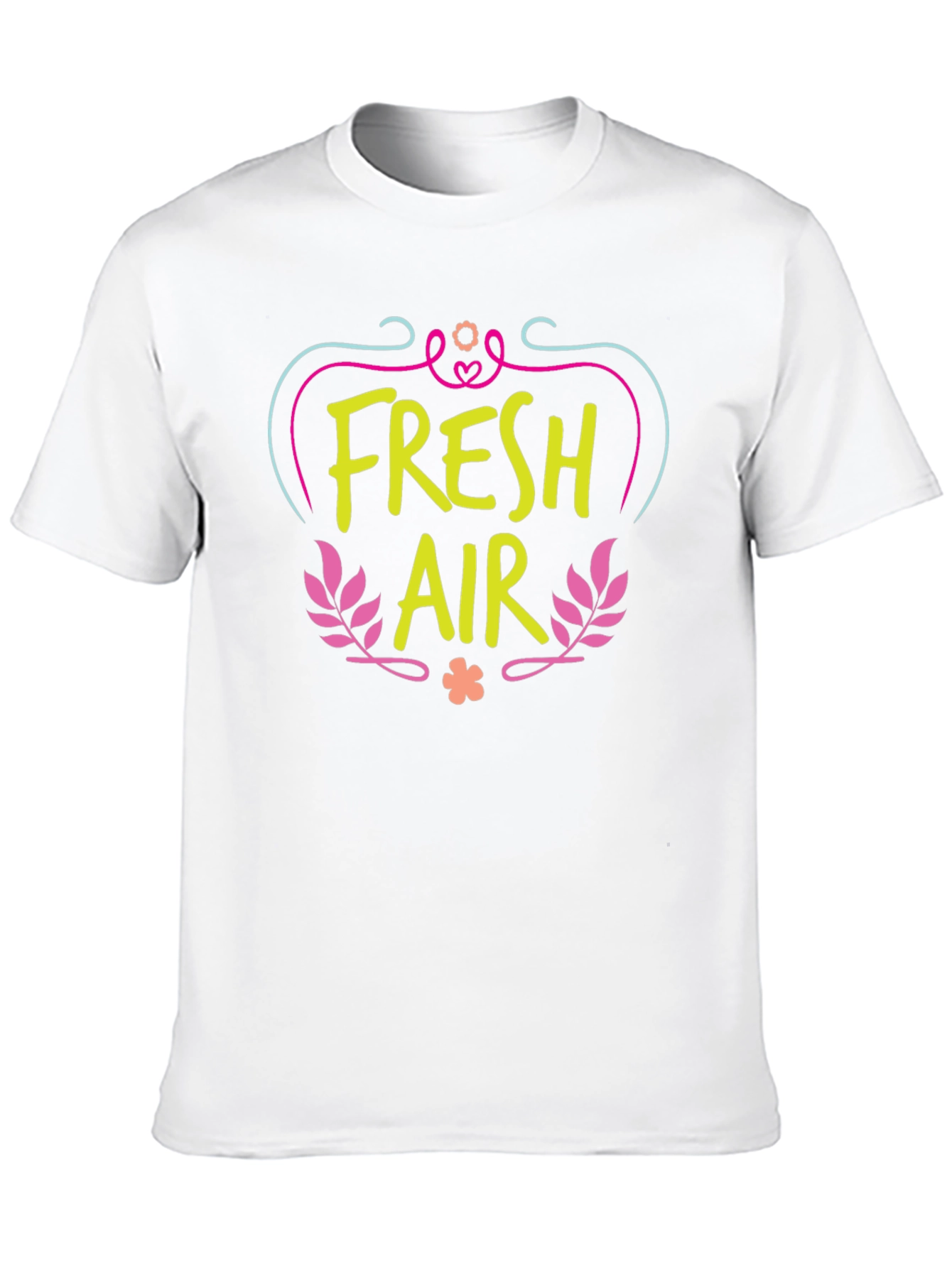 Fresh Air Graphic Print T-Shirt Casual Tee