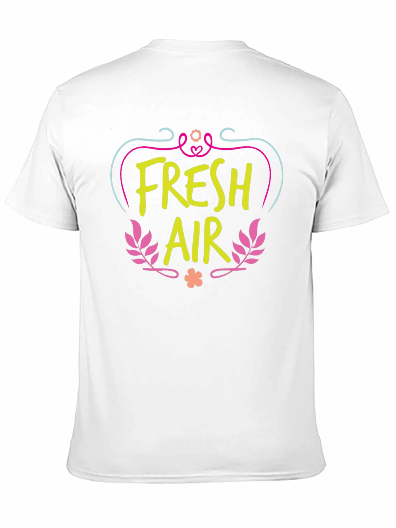 Fresh Air Graphic Print T-Shirt Casual Tee