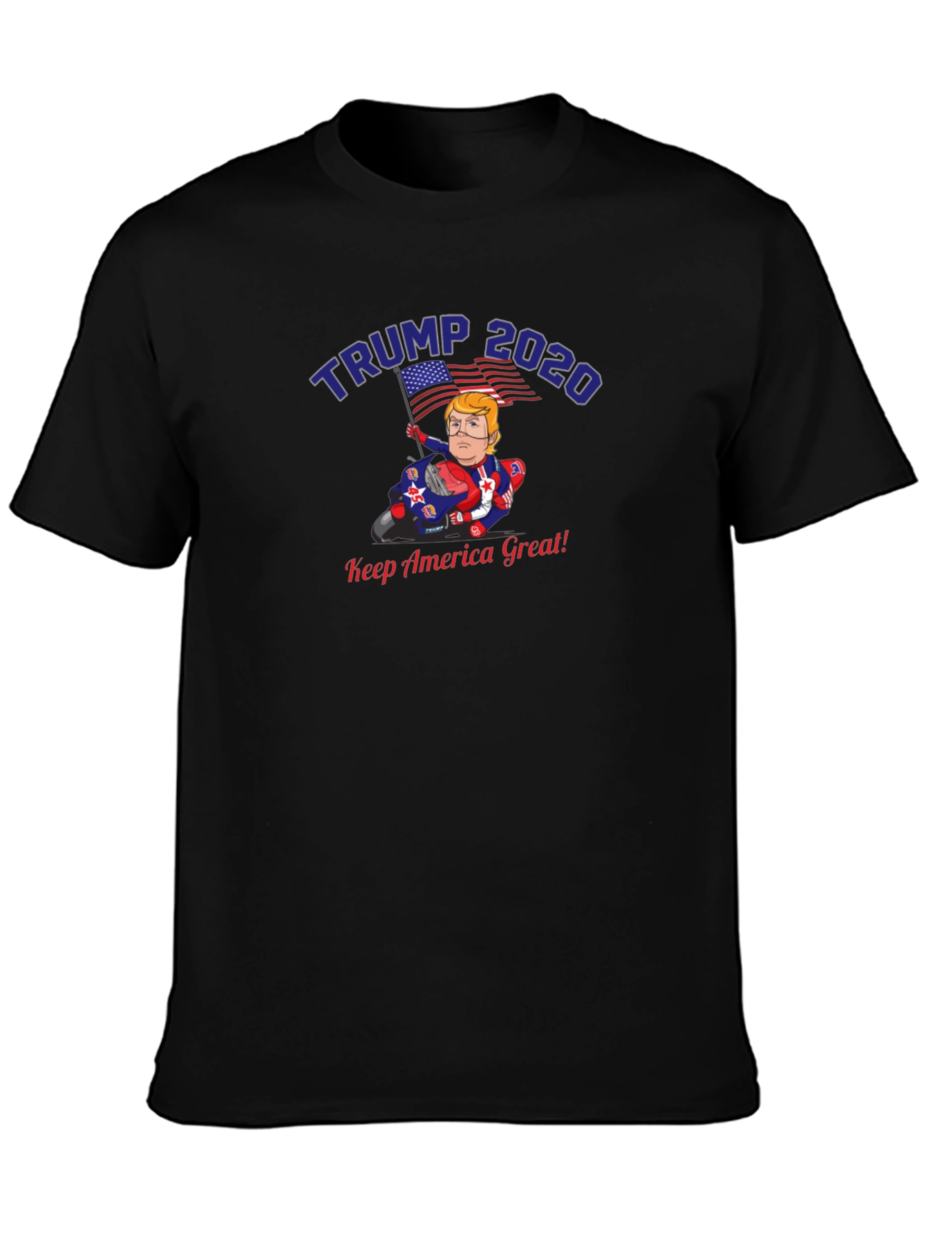 Trump 2020 Biker T-Shirt - Keep America Great!
